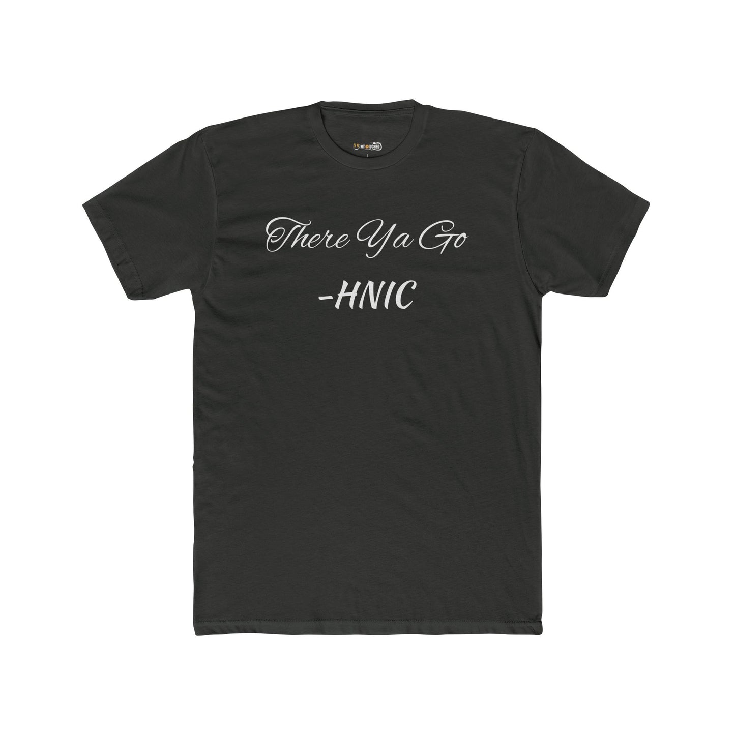 Unisex HNIC Cotton Crew Tee - Fun Emoji Design for Everyday Wear