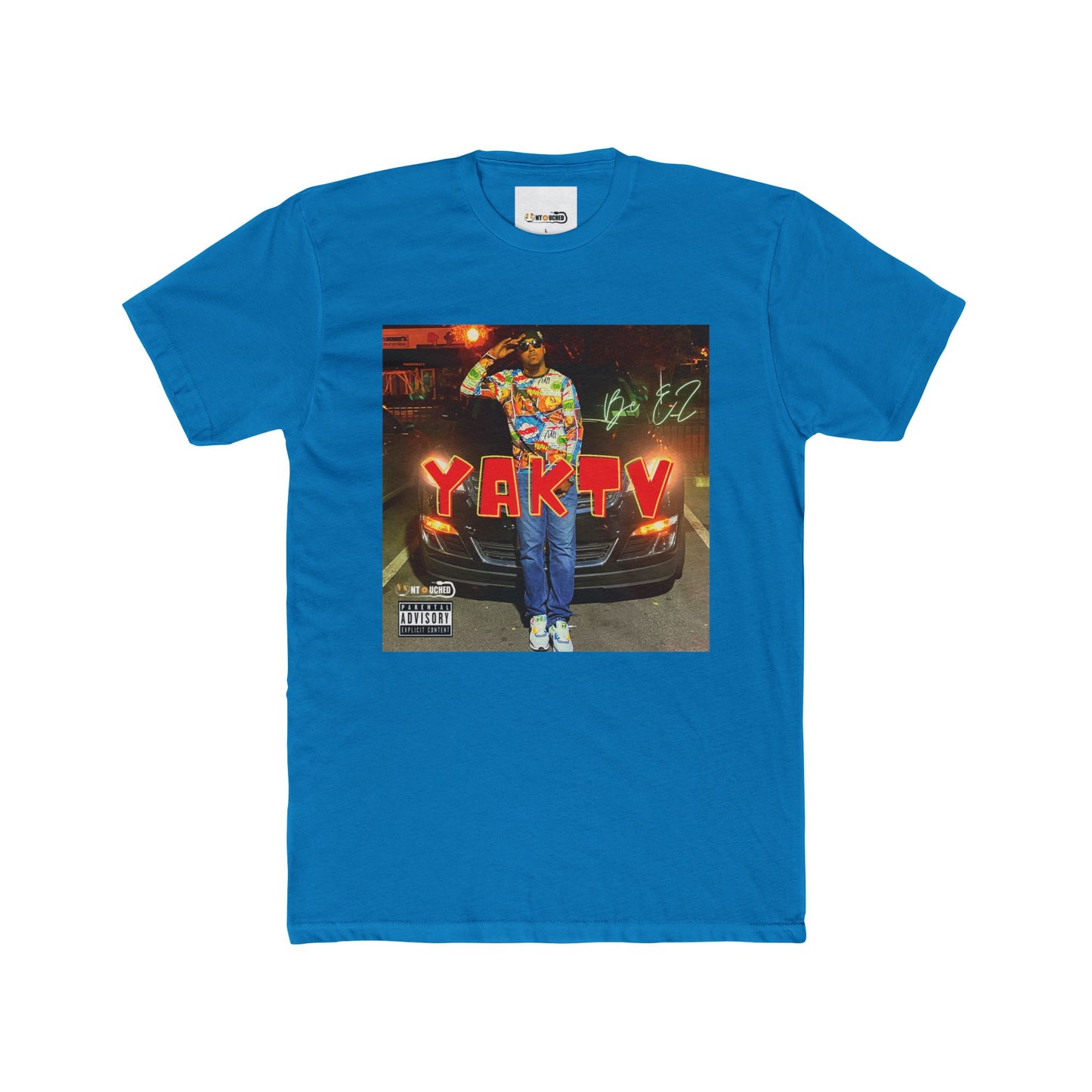 Cover Art Collection Unisex Cotton Crew Tee - ' YAKTV' Graphic T-Shirt