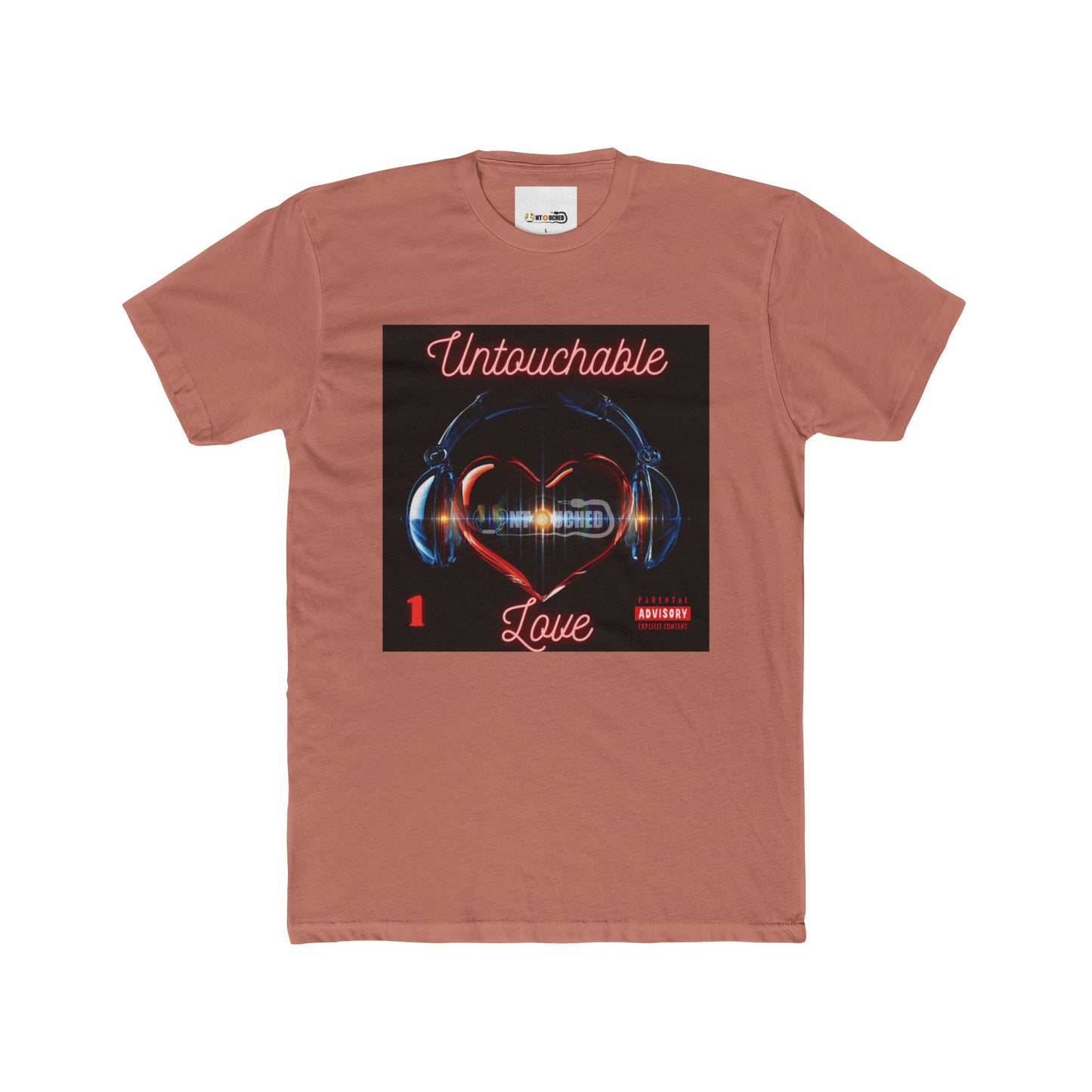 Cover Art Collection Unisex Cotton Crew Tee - 'Untouchable Love Part 1' Graphic T-Shirt
