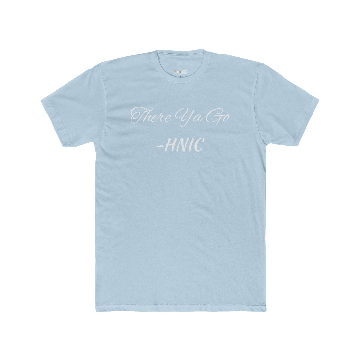 Unisex HNIC Cotton Crew Tee - Fun Emoji Design for Everyday Wear