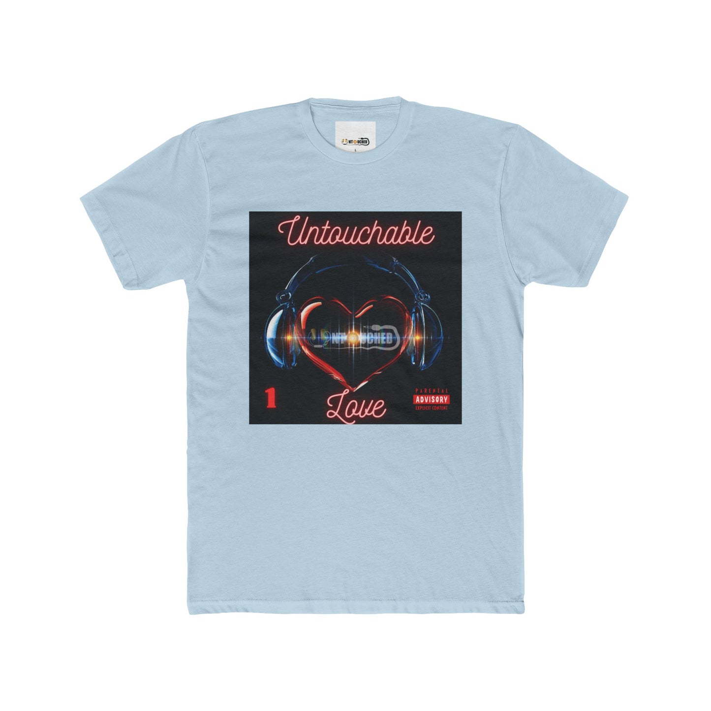 Cover Art Collection Unisex Cotton Crew Tee - 'Untouchable Love Part 1' Graphic T-Shirt