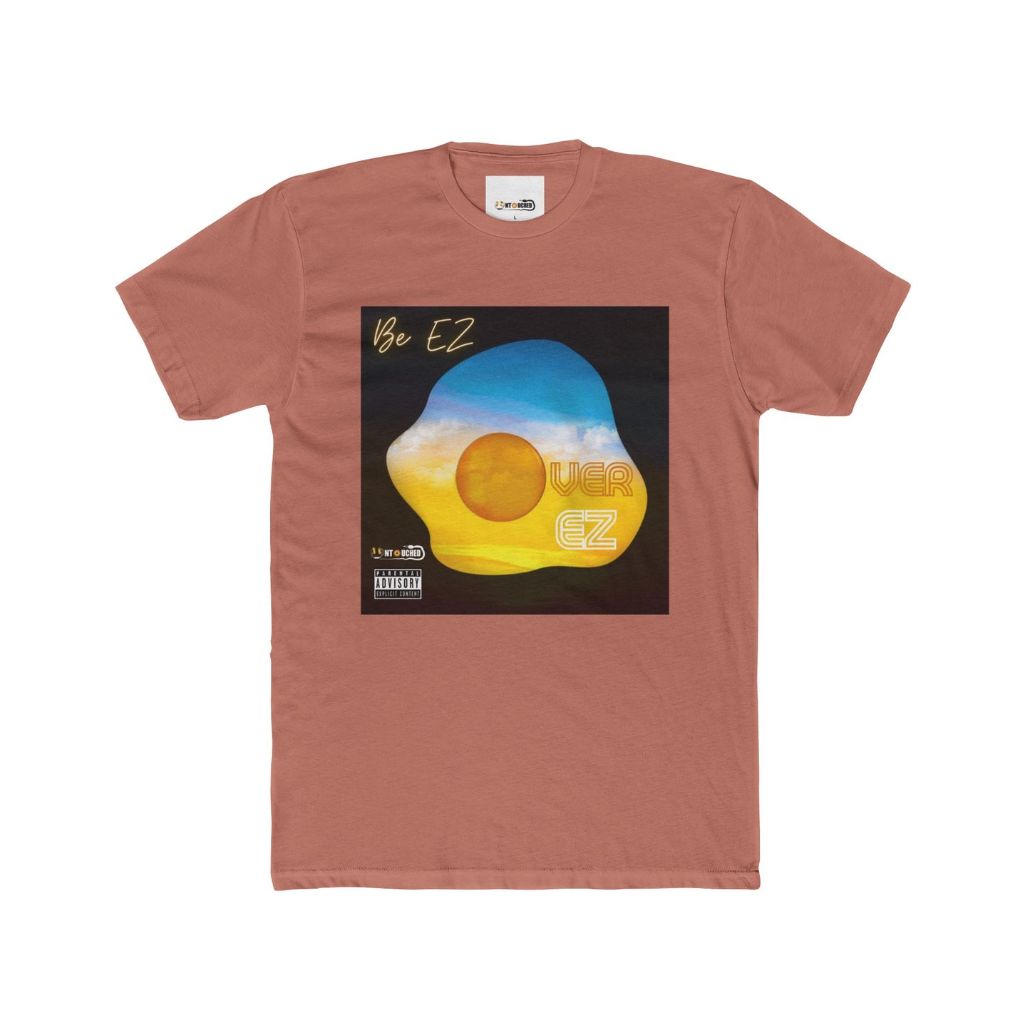Cover Art Collection Unisex Cotton Crew Tee - 'Over EZ' Graphic T-Shirt