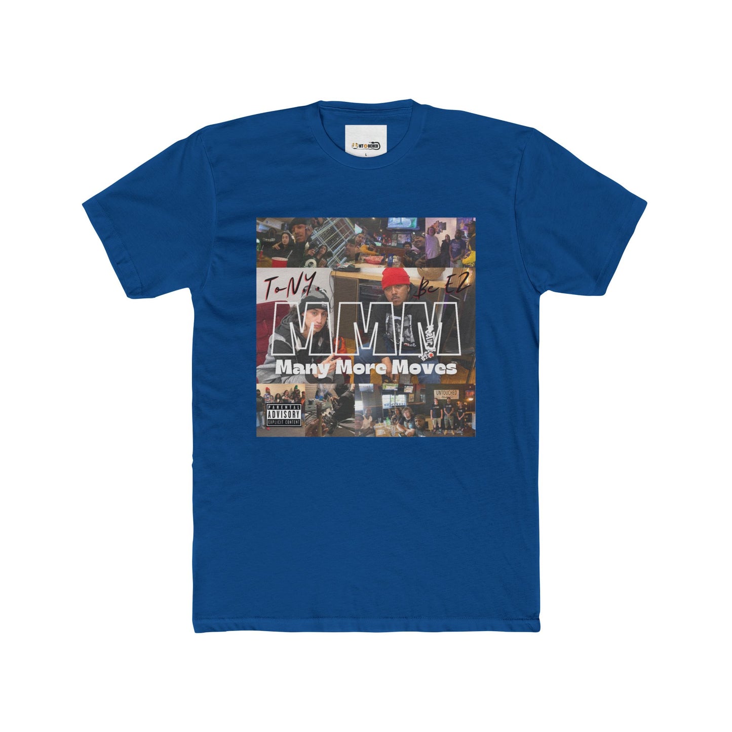 Cover Art Collection Unisex Cotton Crew Tee - 'MMM' Graphic T-Shirt