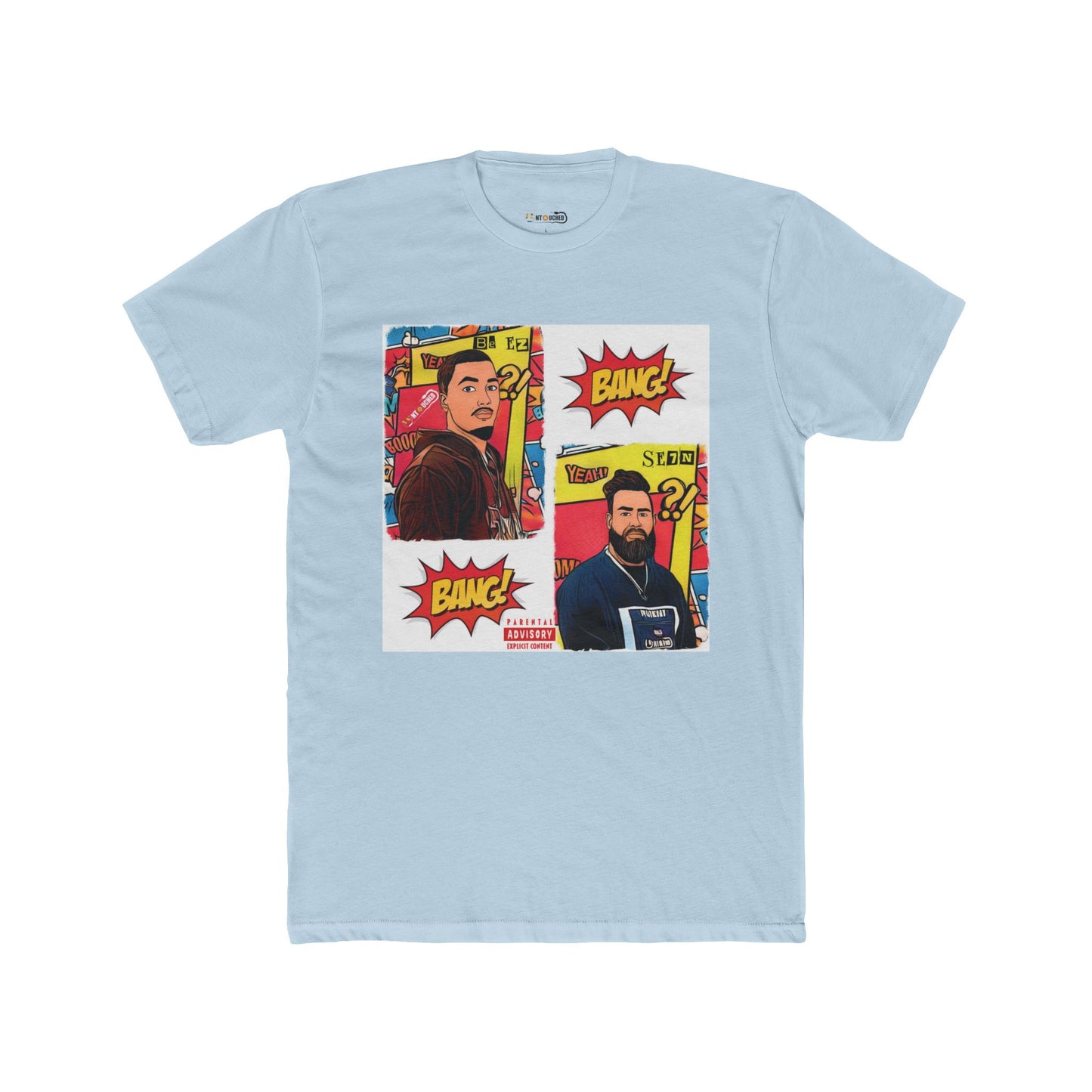 Cover Art Collection Unisex Cotton Crew Tee - 'BANG BANG' Graphic T-Shirt