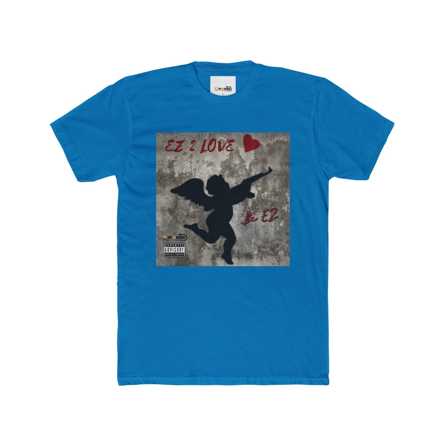 Cover Art Collection Unisex Cotton Crew Tee - ' EZ 2 Love' Graphic T-Shirt