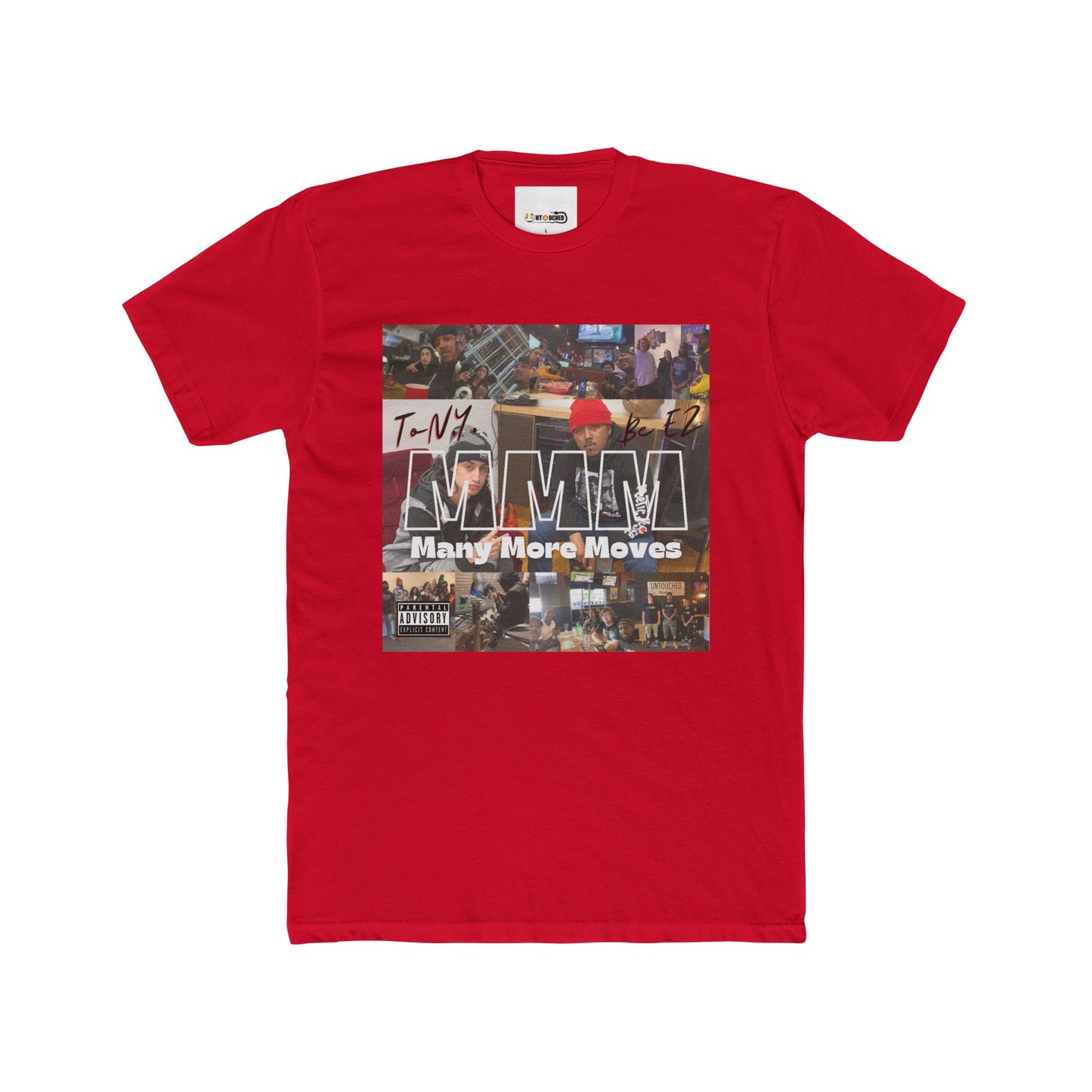 Cover Art Collection Unisex Cotton Crew Tee - 'MMM' Graphic T-Shirt