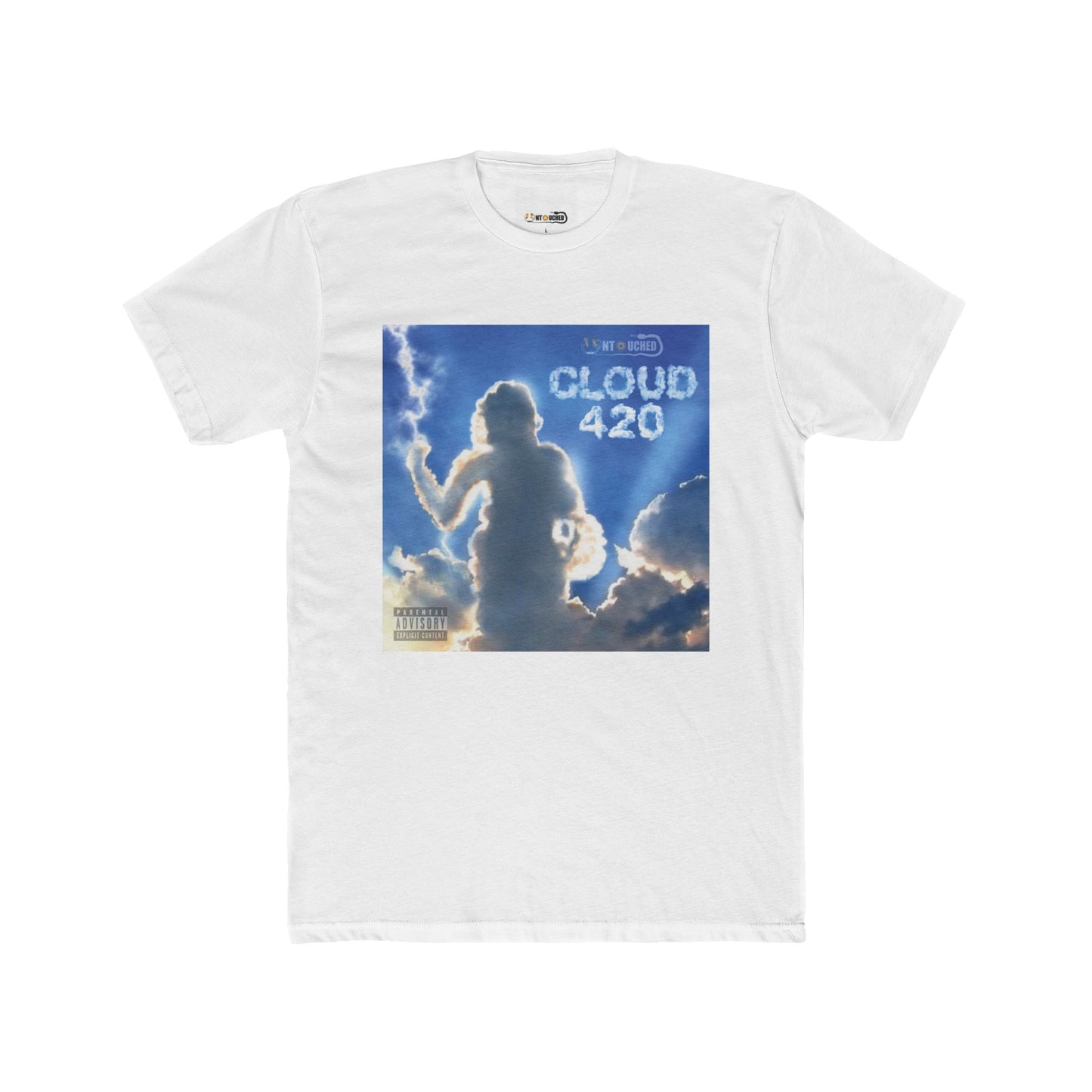 Cover Art Collection Unisex Cotton Crew Tee - 'Cloud 420' Graphic T-Shirt