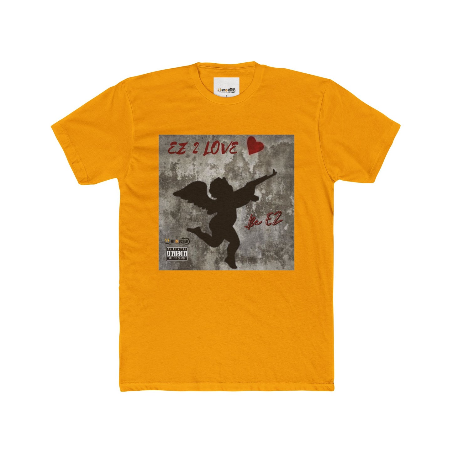Cover Art Collection Unisex Cotton Crew Tee - ' EZ 2 Love' Graphic T-Shirt