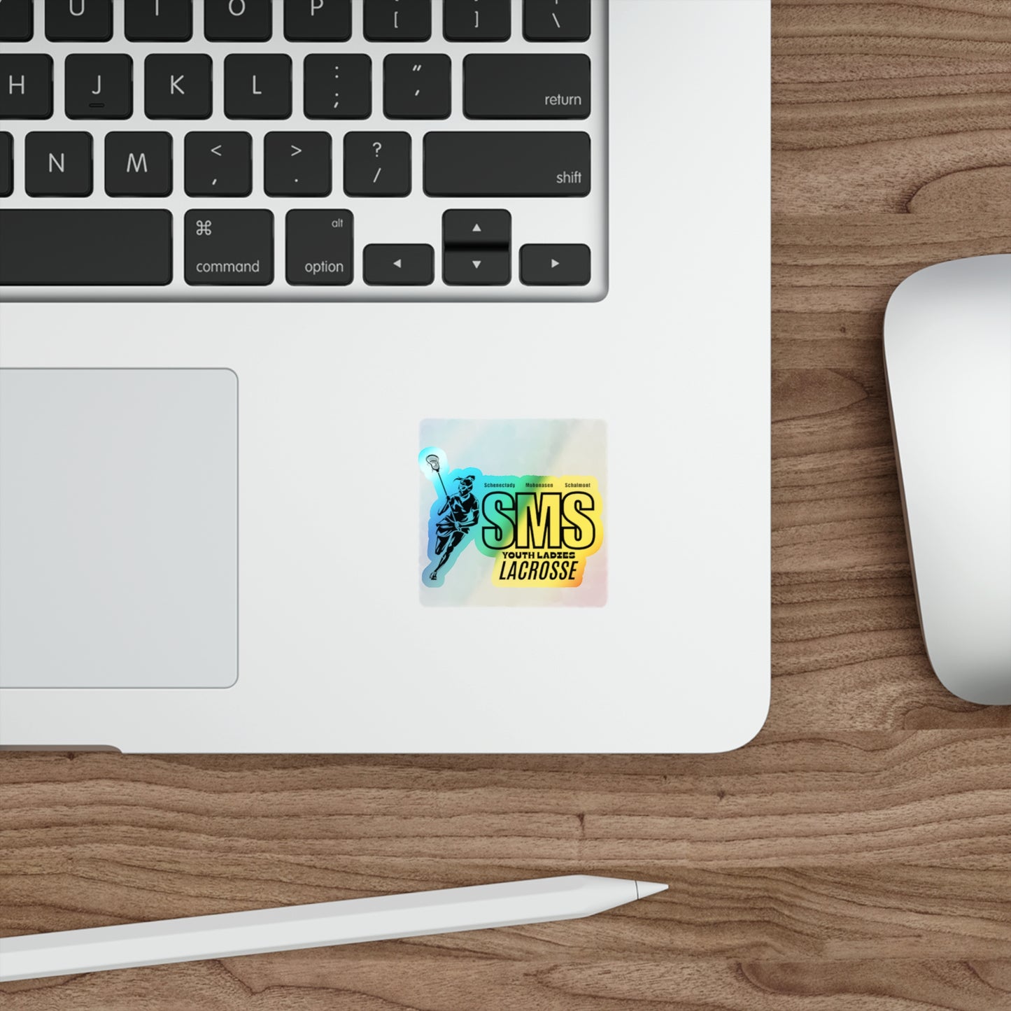 Holographic Lacrosse Stickers - Youth Ladies SMS Team Decals