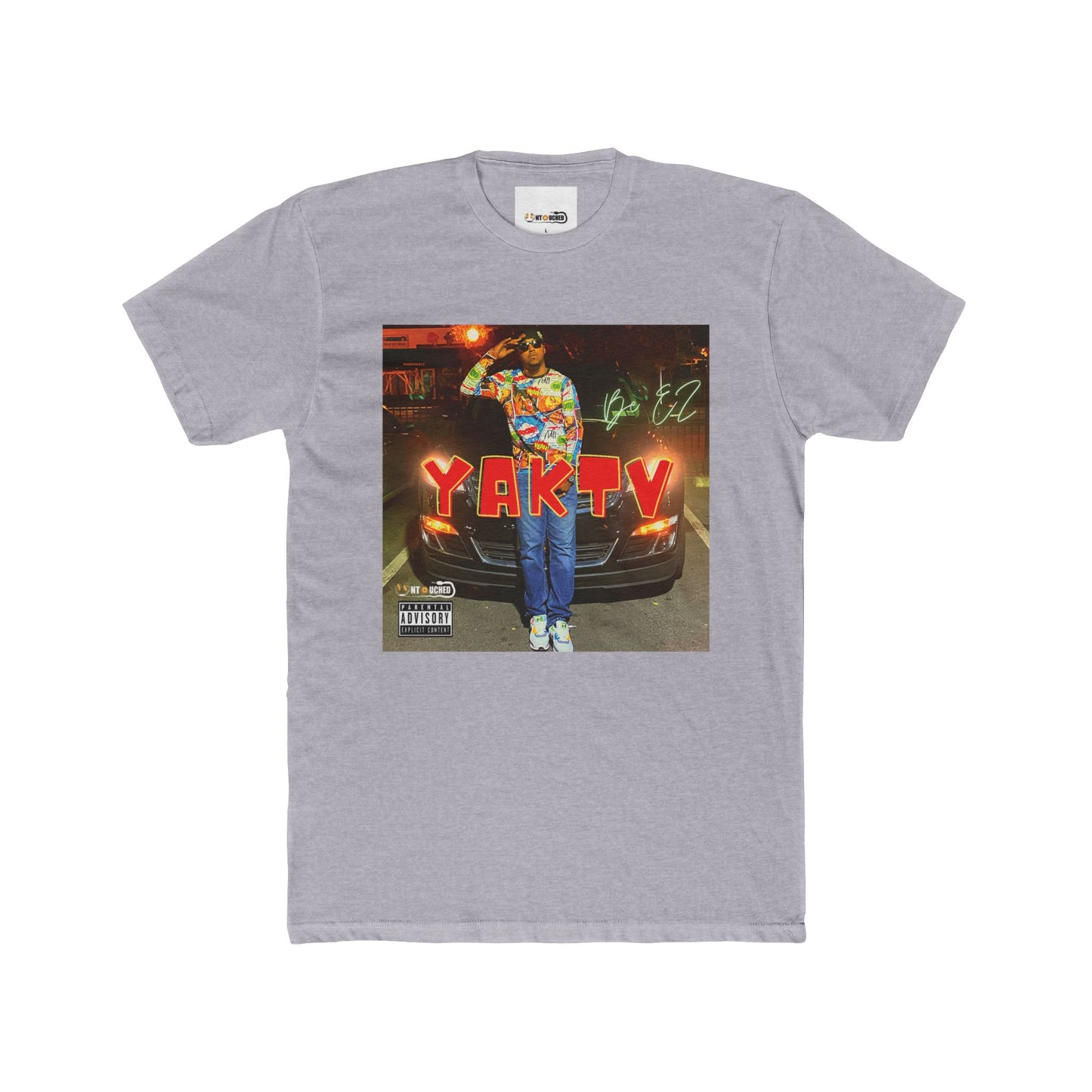 Cover Art Collection Unisex Cotton Crew Tee - ' YAKTV' Graphic T-Shirt