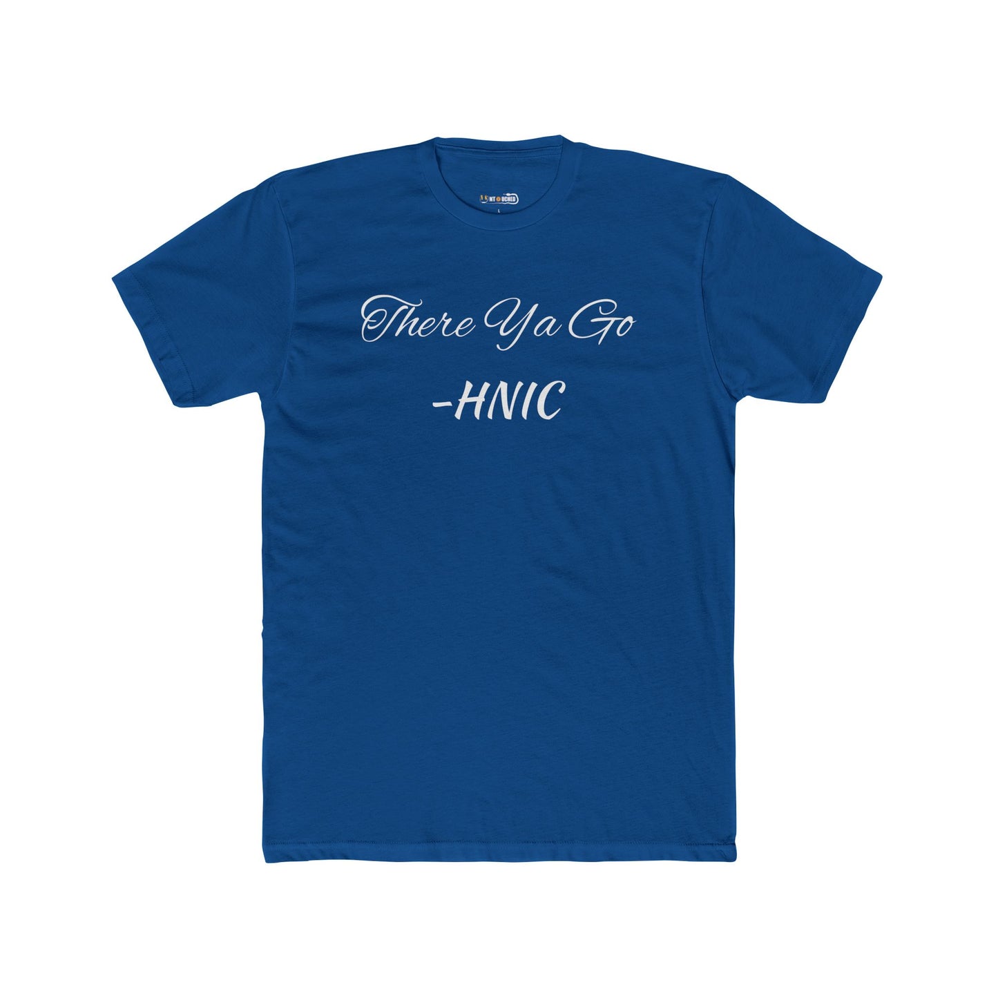 Unisex HNIC Cotton Crew Tee - Fun Emoji Design for Everyday Wear