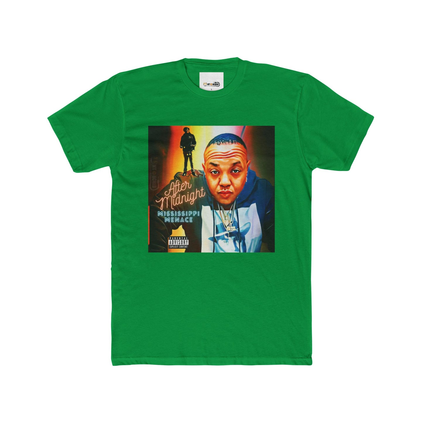 Cover Art Collection Unisex Cotton Crew Tee - 'After Midnight' Graphic T-Shirt