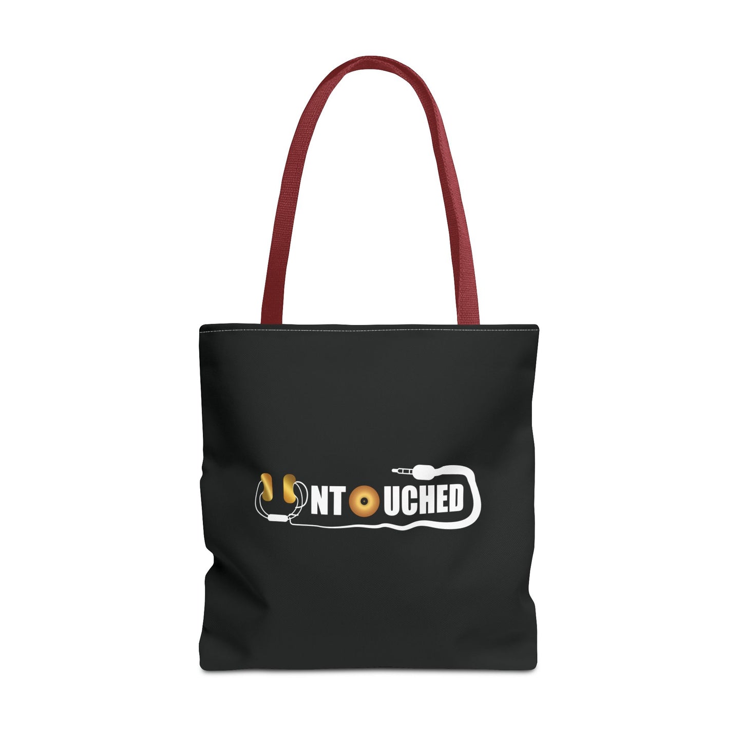 Untouched Music-Themed Tote Bag with QR Code