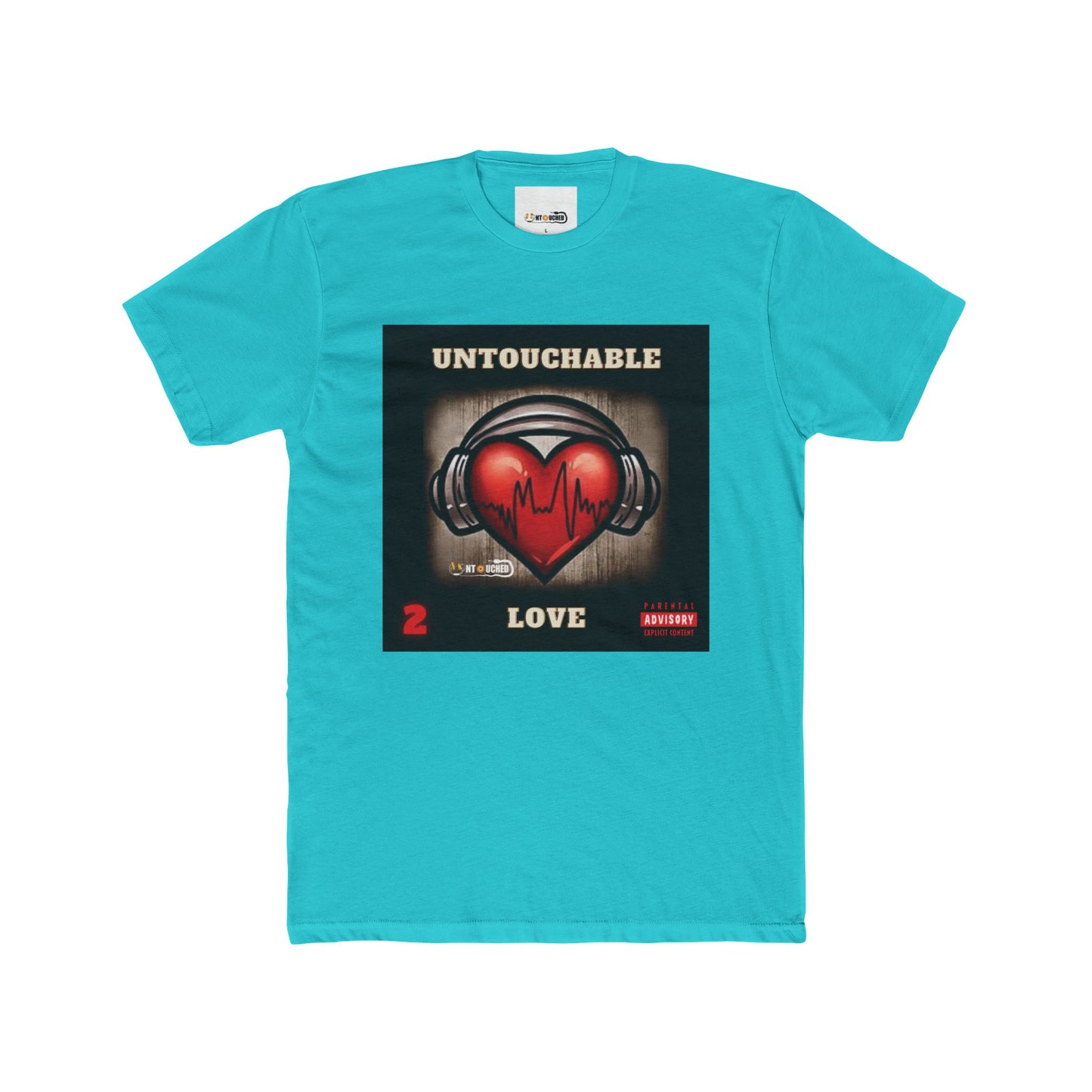 Cover Art Collection Unisex Cotton Crew Tee - 'Untouchable Love Part 2' Graphic T-Shirt