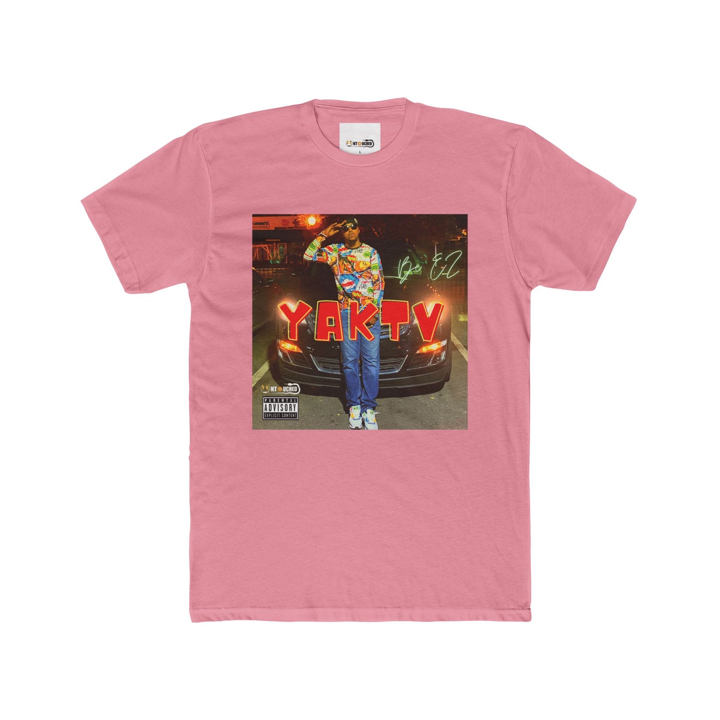Cover Art Collection Unisex Cotton Crew Tee - ' YAKTV' Graphic T-Shirt