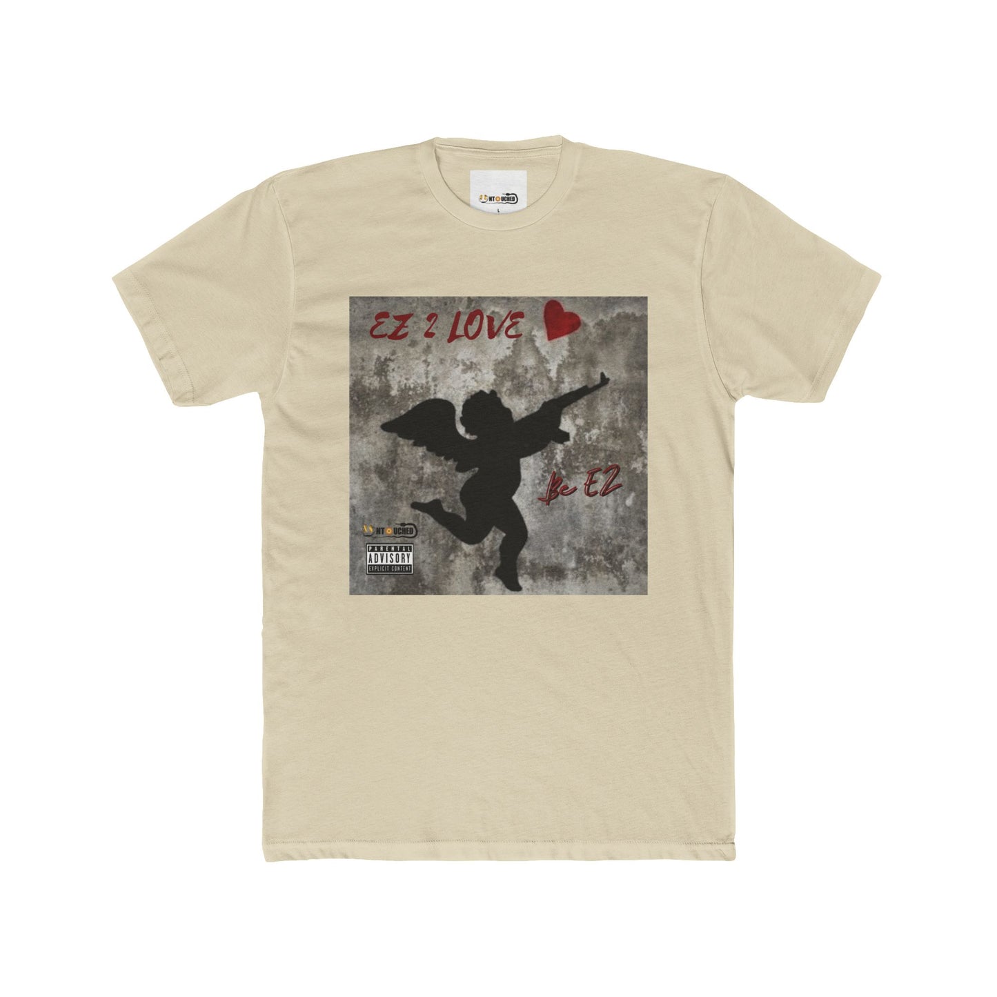 Cover Art Collection Unisex Cotton Crew Tee - ' EZ 2 Love' Graphic T-Shirt