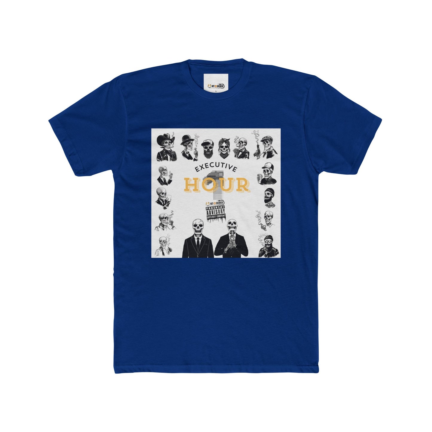 Cover Art Collection Unisex Cotton Crew Tee - 'Executive Hour 1' Graphic T-Shirt