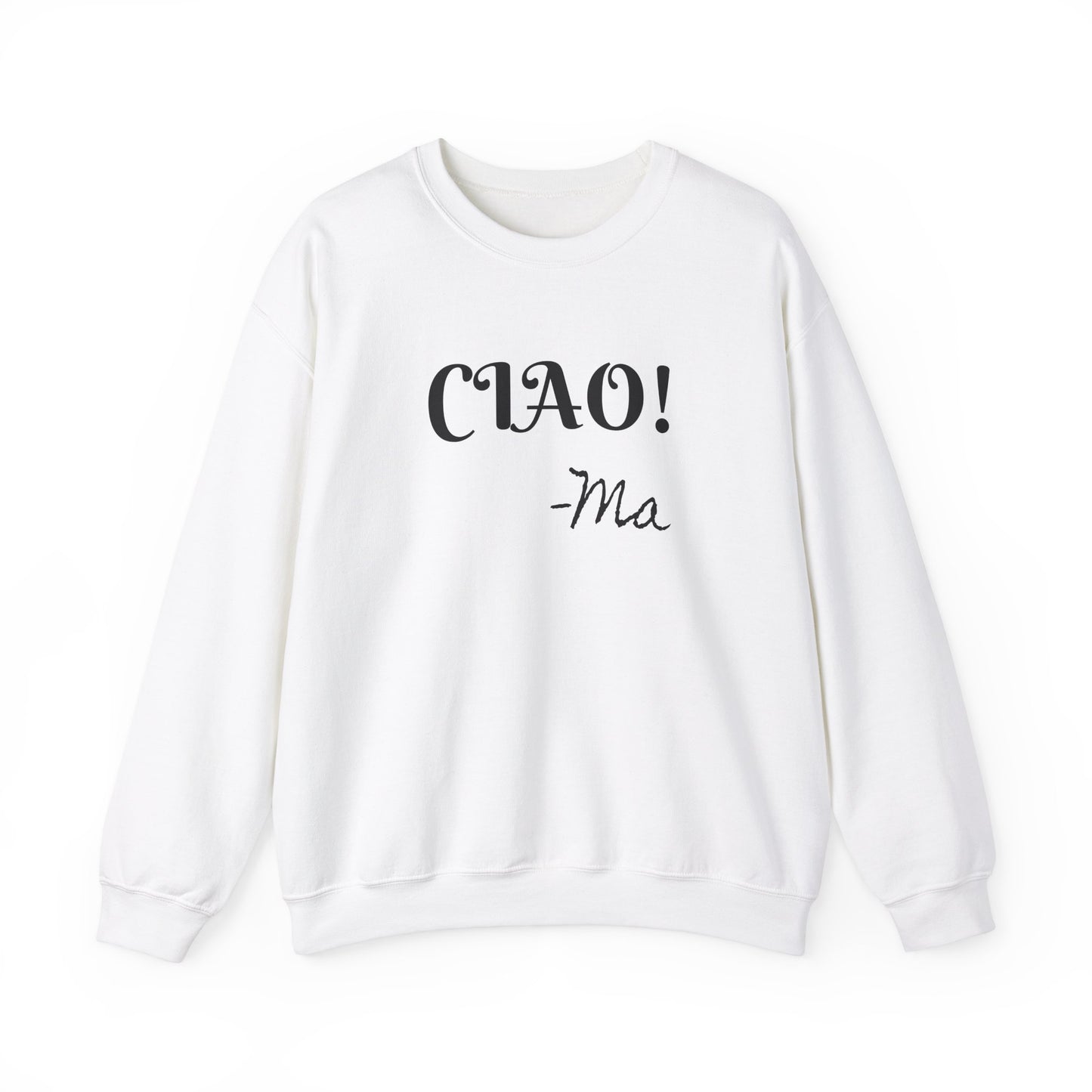 Ciao! Mom Unisex Heavy Blend Sweatshirt - Cozy Gift for Mother's Day & Casual Outings