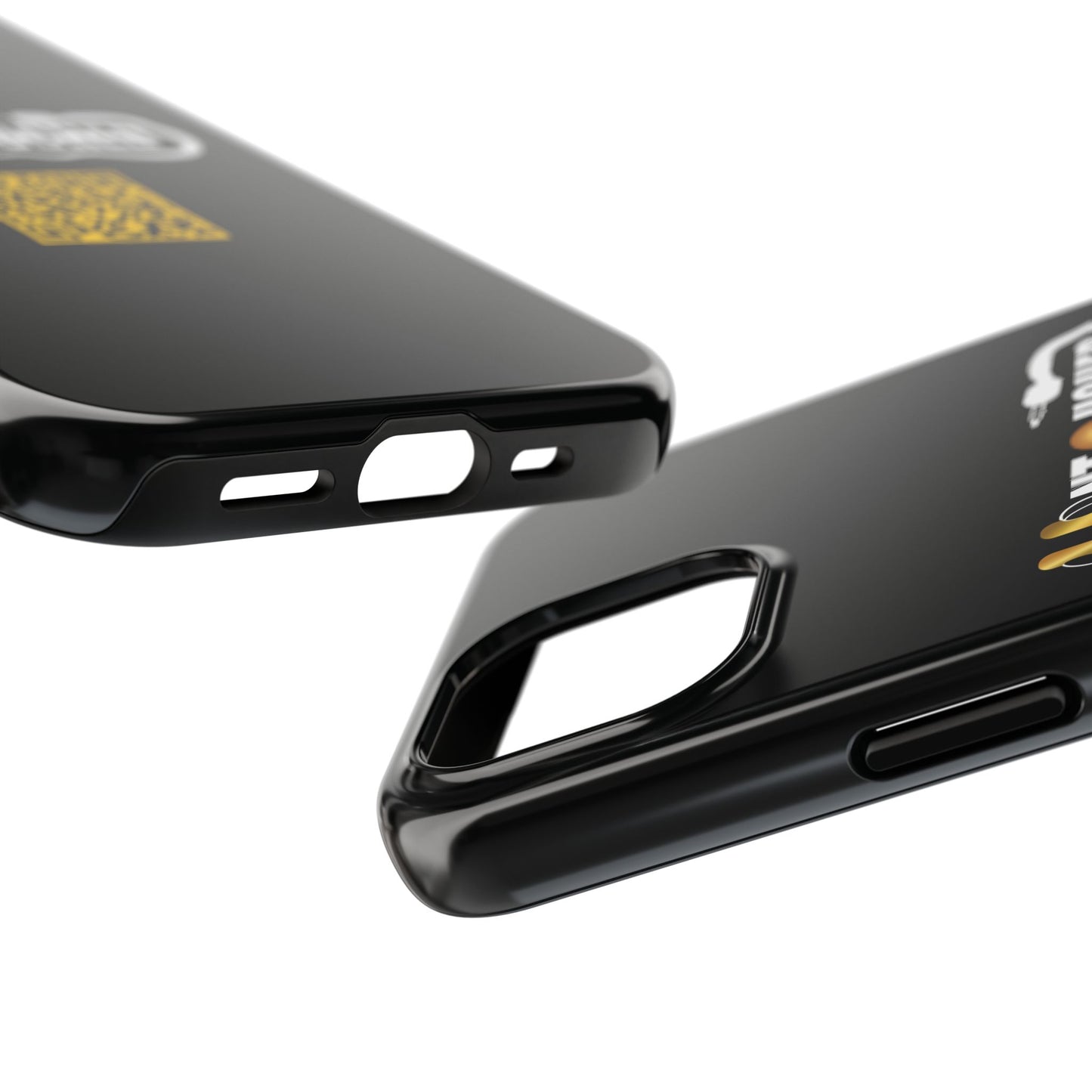 Durable Tough UNTOUCHED Phone Cases with Unique QR Design - Perfect for Tech Lovers