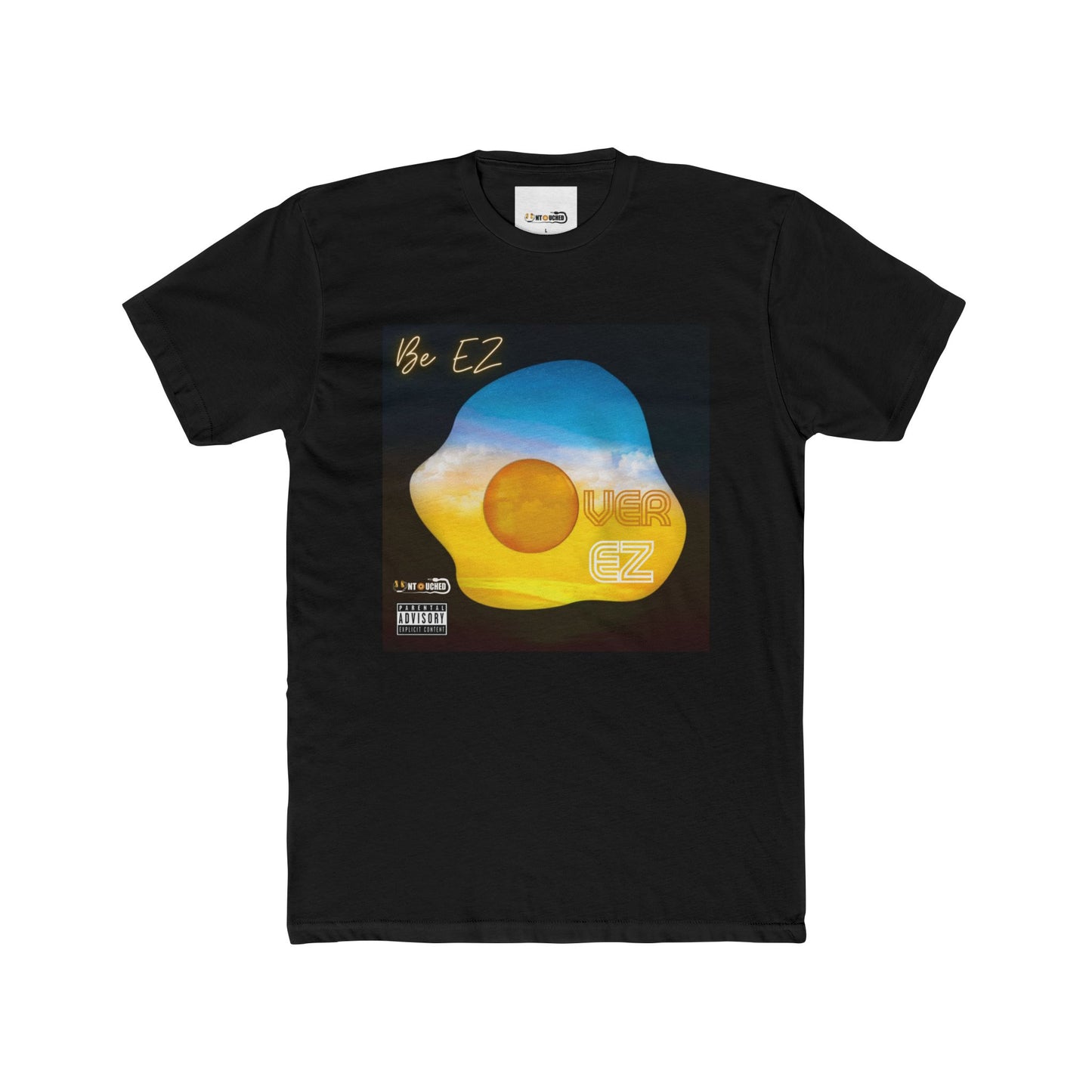 Cover Art Collection Unisex Cotton Crew Tee - 'Over EZ' Graphic T-Shirt