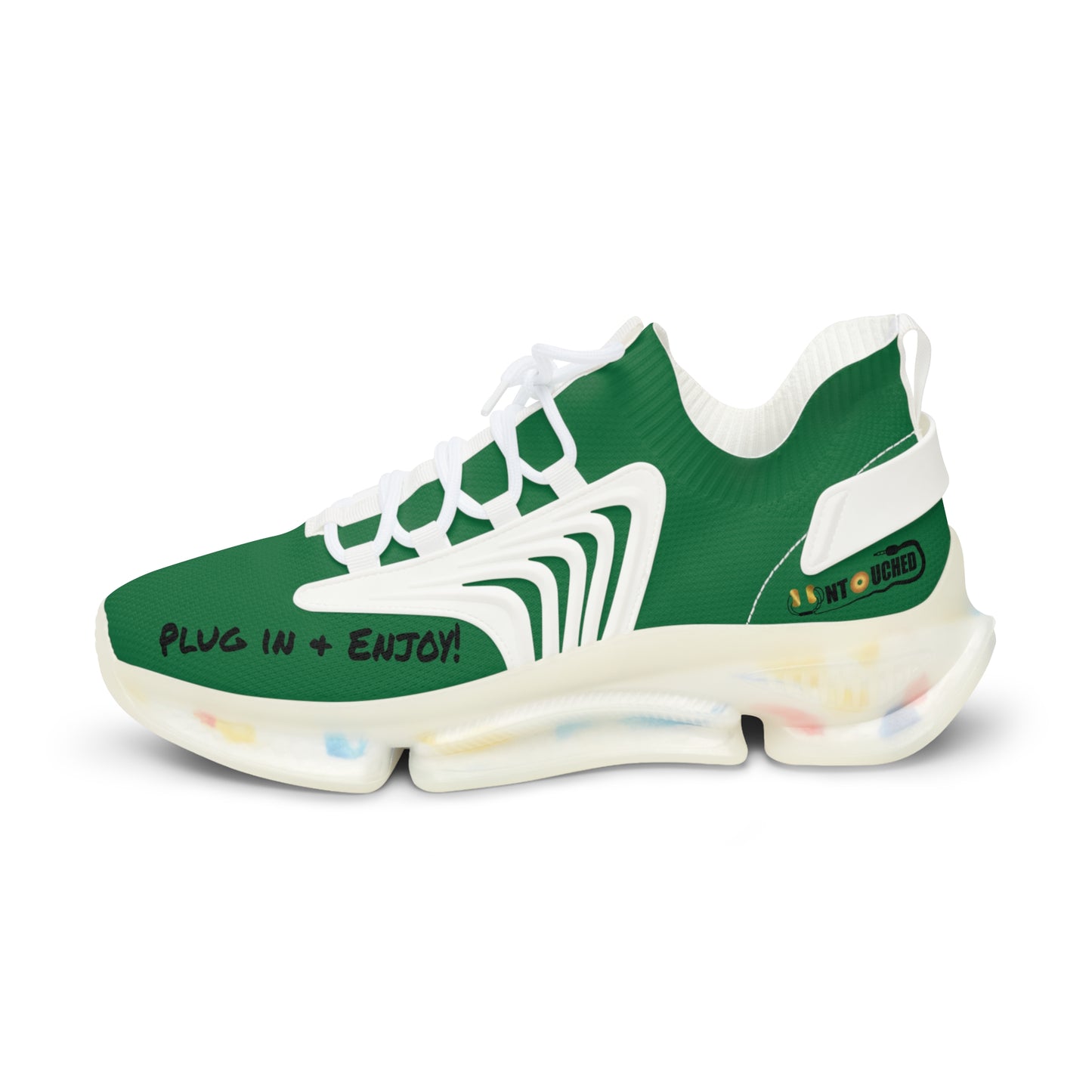 Green Light UNTOUCHED Men's Mesh Sneakers 'That U Letter'