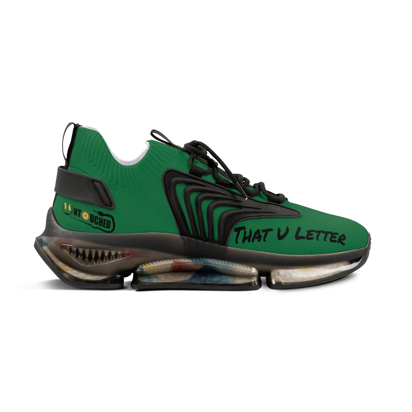 Green Light UNTOUCHED Men's Mesh Sneakers 'That U Letter'