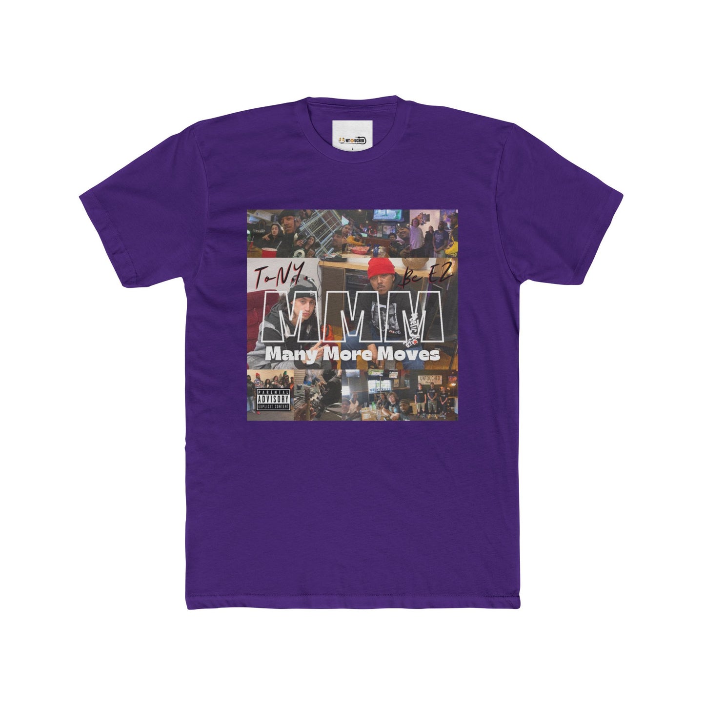 Cover Art Collection Unisex Cotton Crew Tee - 'MMM' Graphic T-Shirt