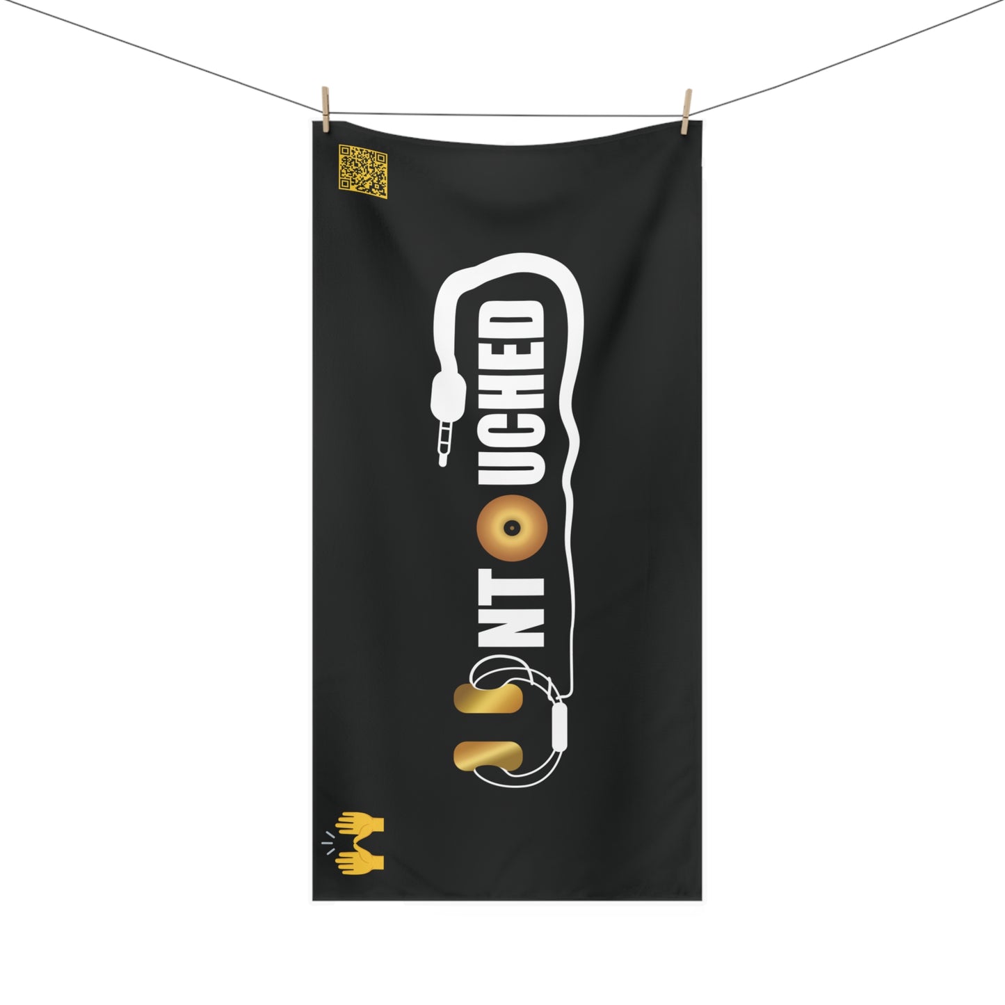Music Lover's UNTOUCHED Mink-Cotton Towel
