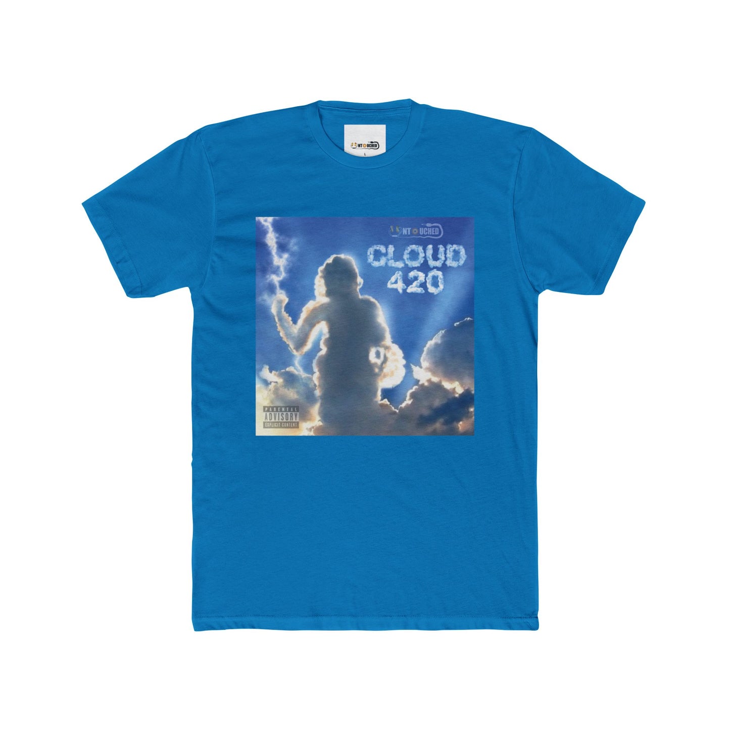Cover Art Collection Unisex Cotton Crew Tee - 'Cloud 420' Graphic T-Shirt