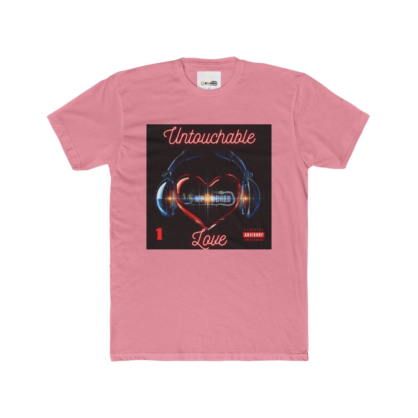 Cover Art Collection Unisex Cotton Crew Tee - 'Untouchable Love Part 1' Graphic T-Shirt