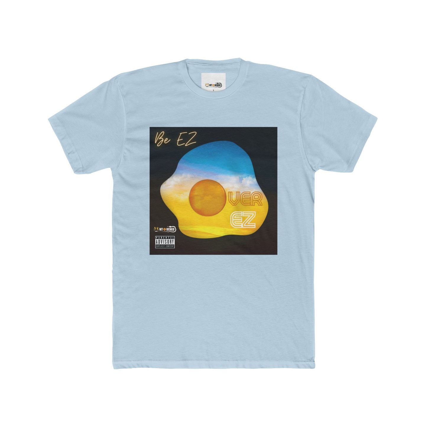 Cover Art Collection Unisex Cotton Crew Tee - 'Over EZ' Graphic T-Shirt