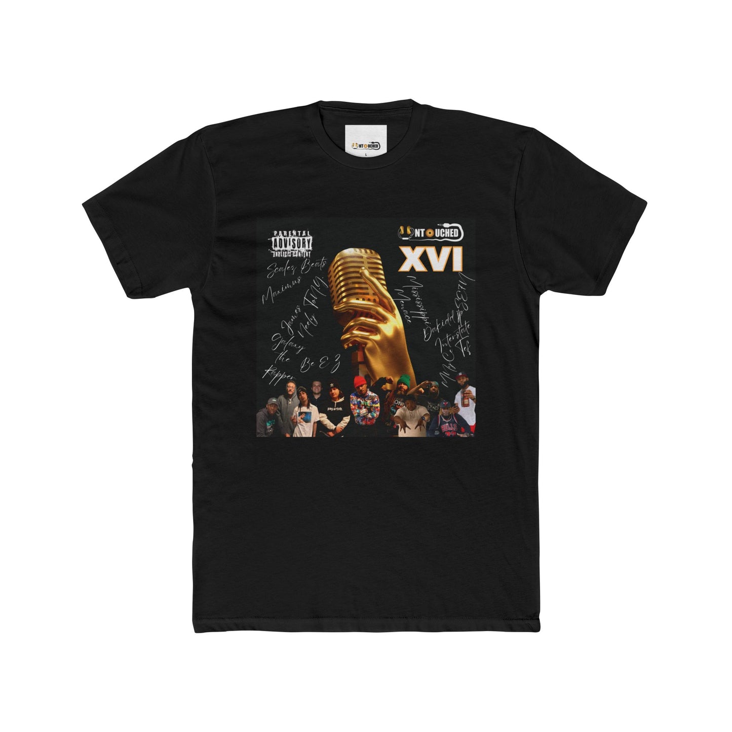 Cover Art Collection Unisex Cotton Crew Tee - 'XVI' Graphic T-Shirt
