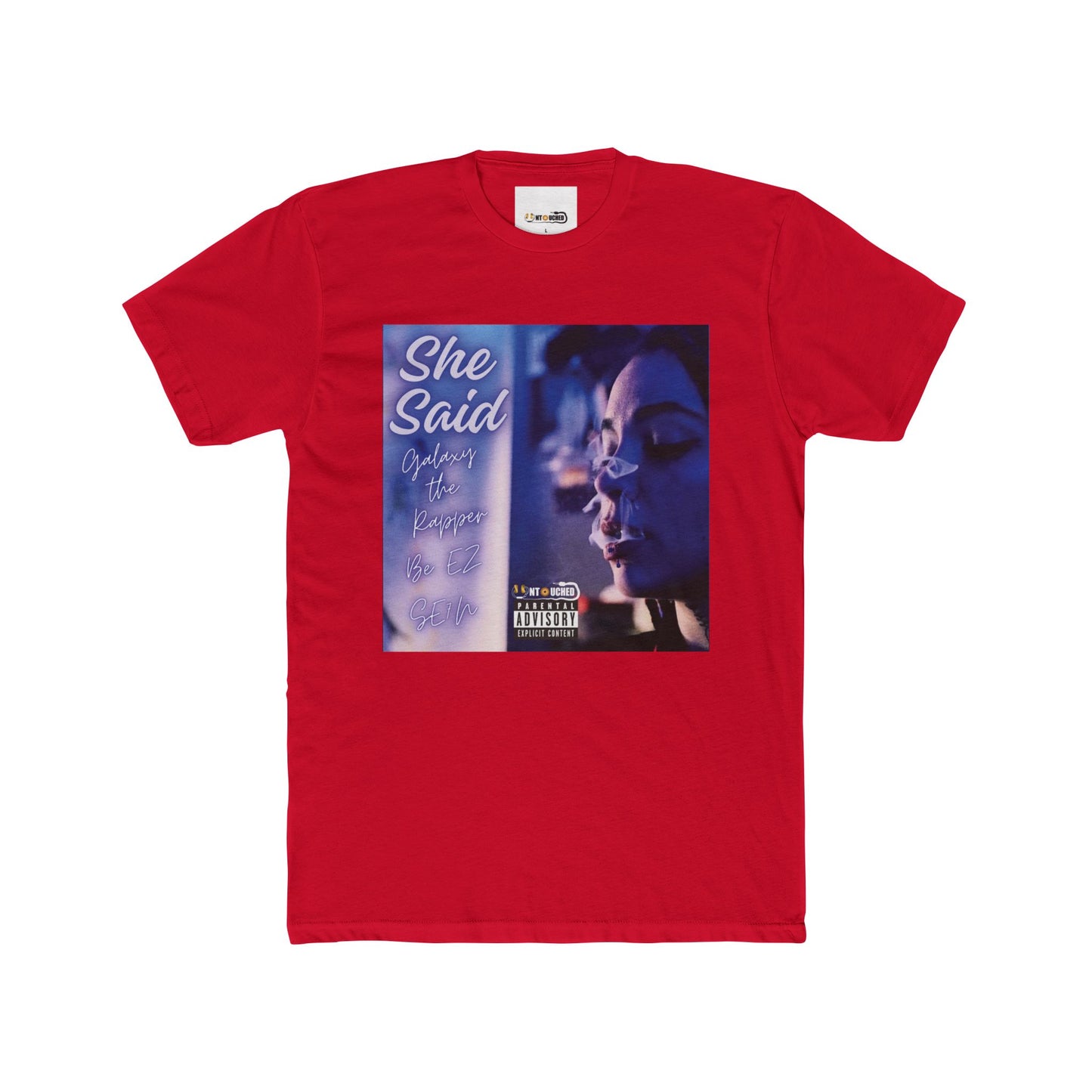 Cover Art Collection Unisex Cotton Crew Tee - 'She Said' Graphic T-Shirt