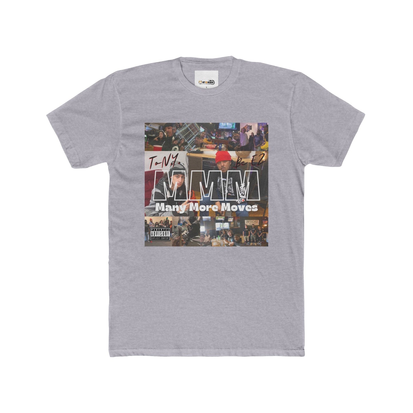 Cover Art Collection Unisex Cotton Crew Tee - 'MMM' Graphic T-Shirt