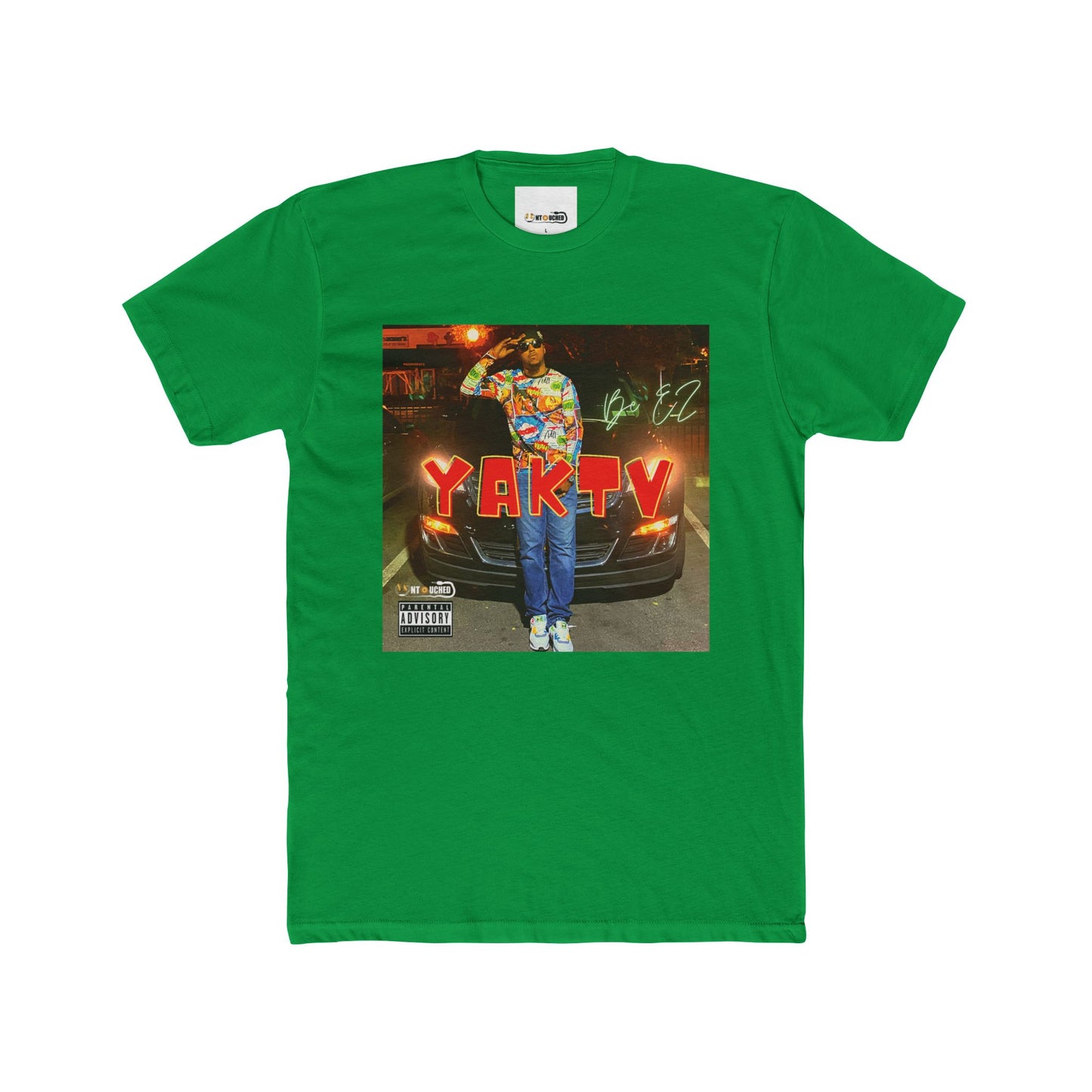Cover Art Collection Unisex Cotton Crew Tee - ' YAKTV' Graphic T-Shirt