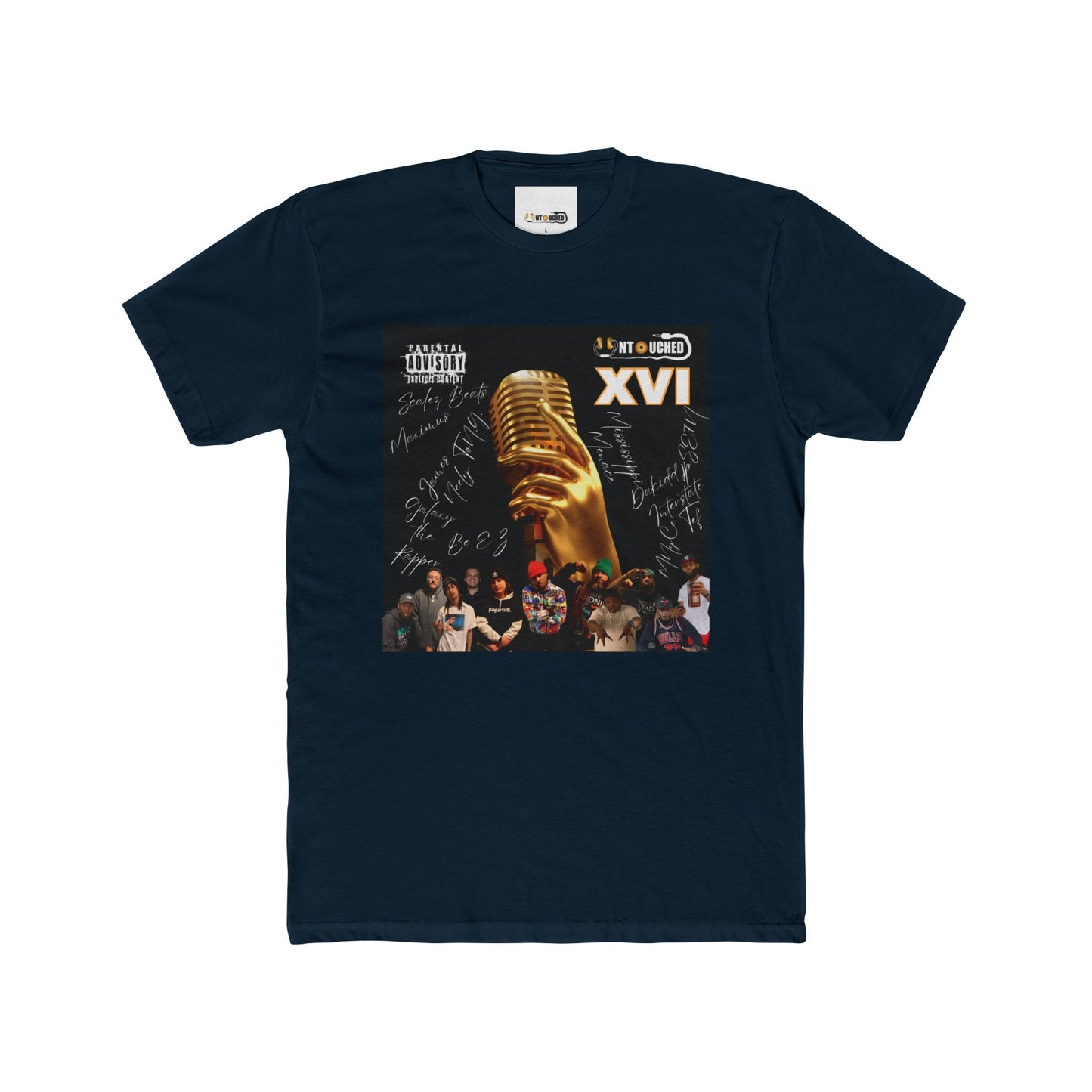Cover Art Collection Unisex Cotton Crew Tee - 'XVI' Graphic T-Shirt