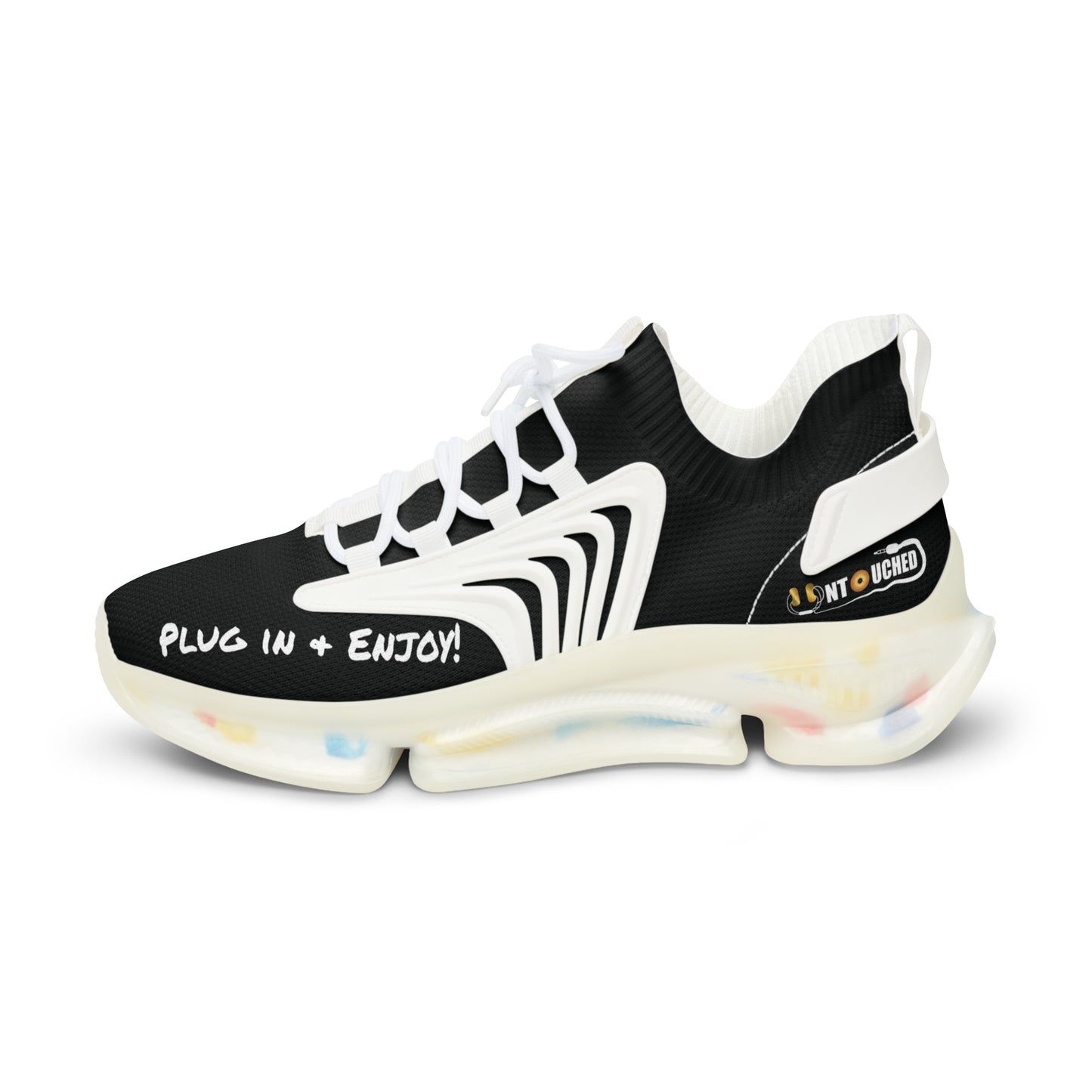 Black Panther UNTOUCHED Men's Mesh Sneakers 'That U Letter'