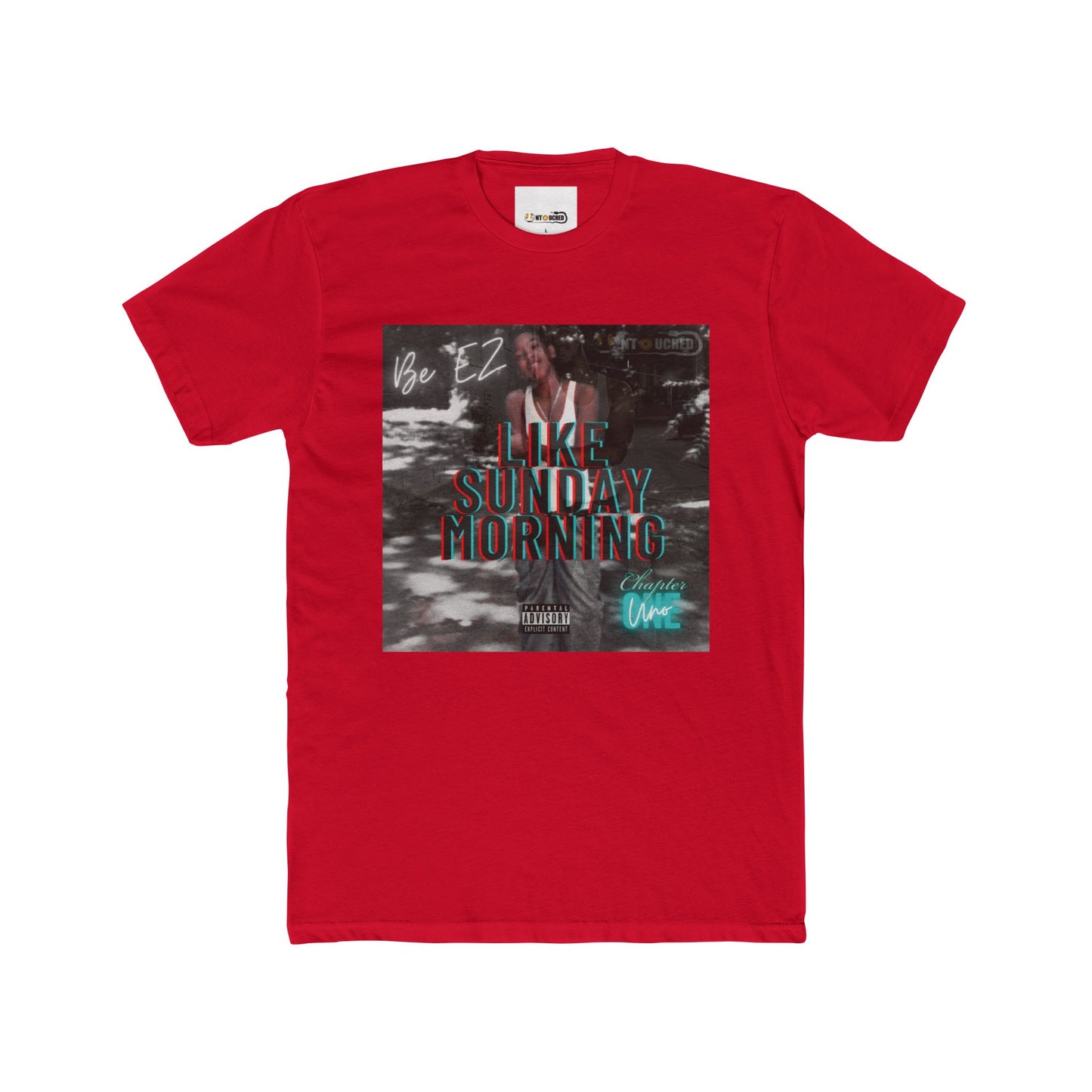 Cover Art Collection Unisex Cotton Crew Tee - 'Like Sunday Morning Part 1' Graphic T-Shirt