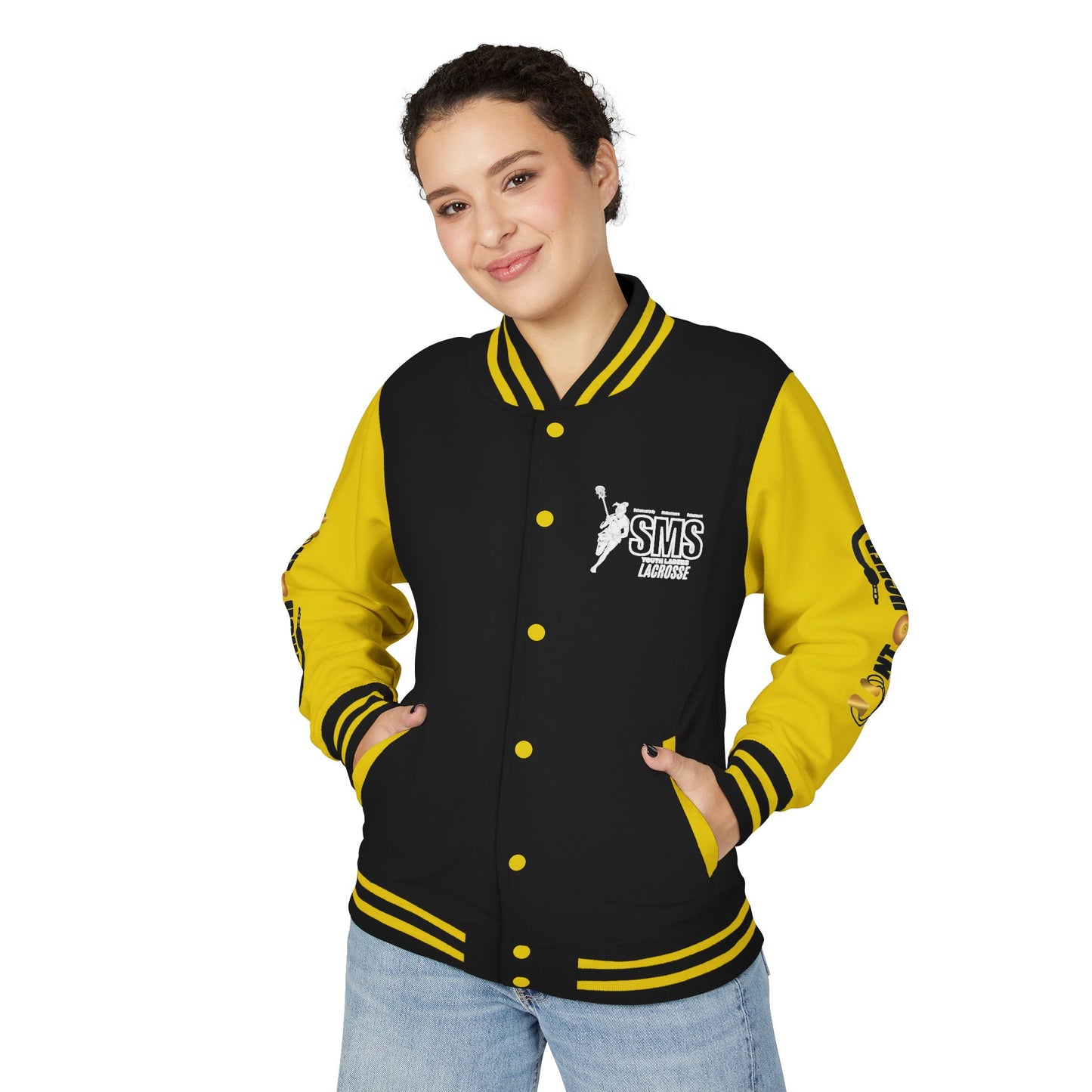 Stylish Unisex SMS Letterman Jacket