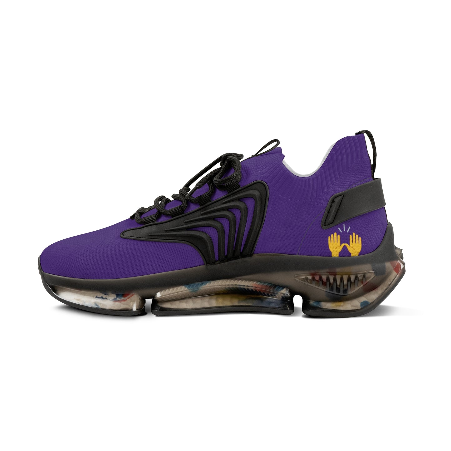 Purple Heart UNTOUCHED Men's Mesh Sneakers 'That U Letter'