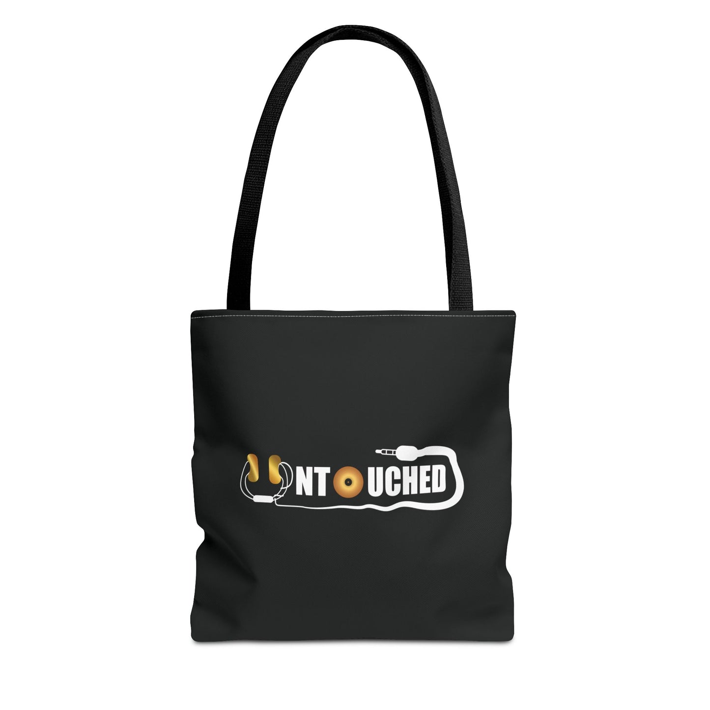 Untouched Music-Themed Tote Bag with QR Code
