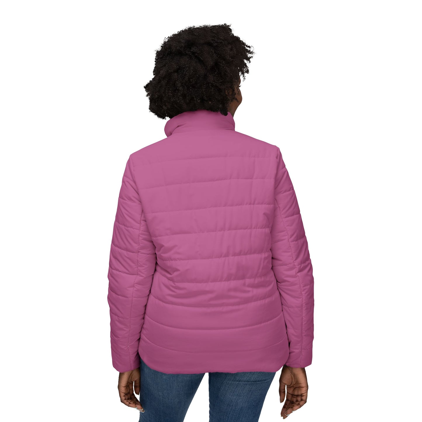 Pink Women’s Stylish UNTOUCHED Puffer Jacket - Perfect for Cozy Days & Outdoor Adventures
