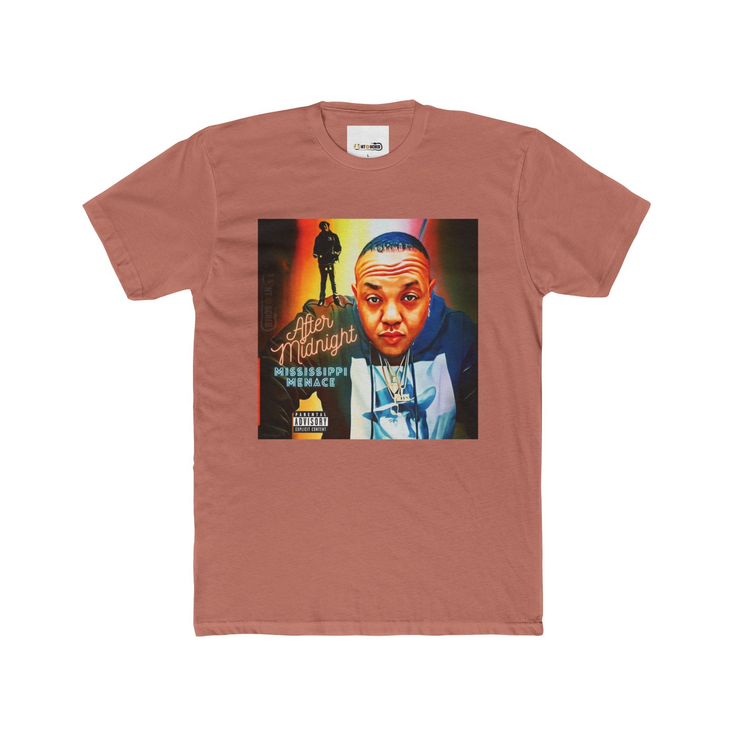 Cover Art Collection Unisex Cotton Crew Tee - 'After Midnight' Graphic T-Shirt