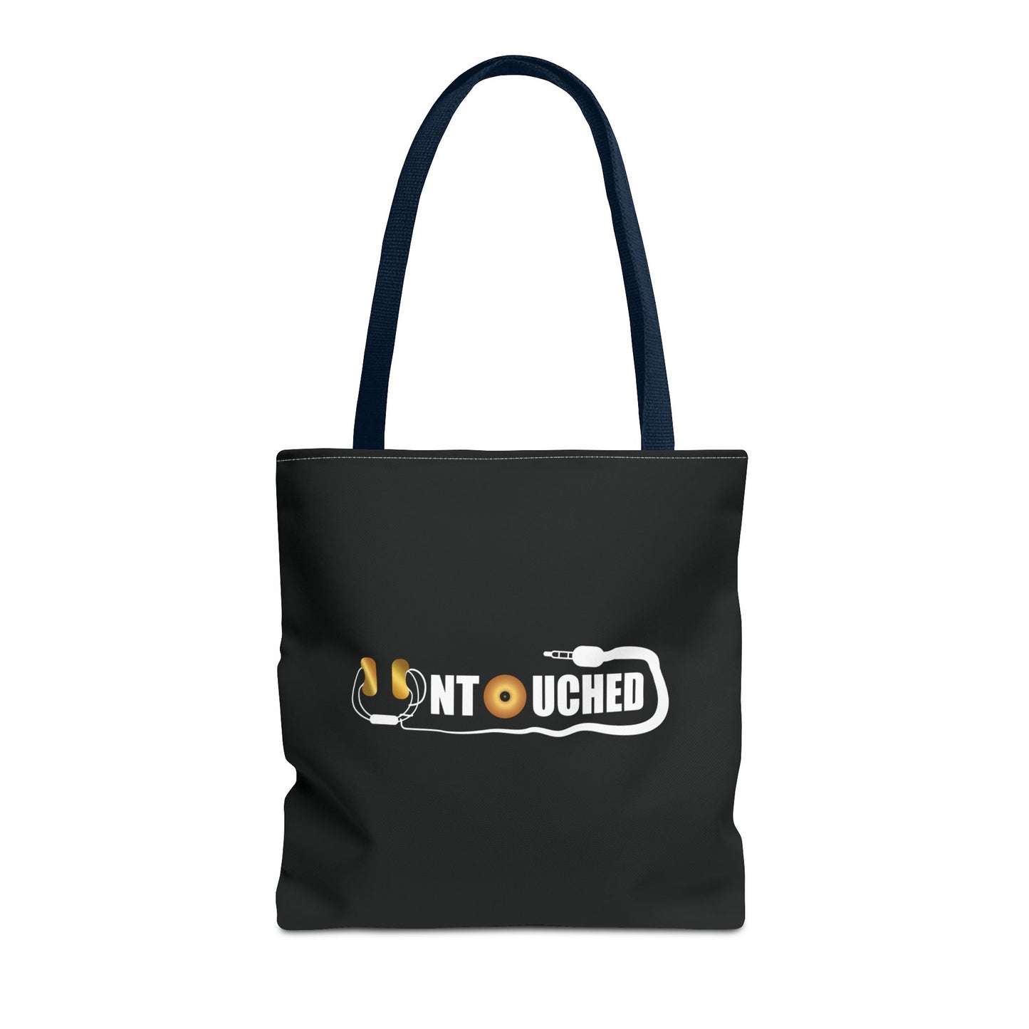 Untouched Music-Themed Tote Bag with QR Code