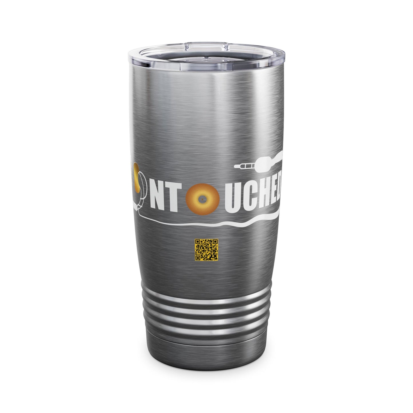 20oz Stainless Steel Ringneck Tumbler - Fun 'Don't Touch' Design