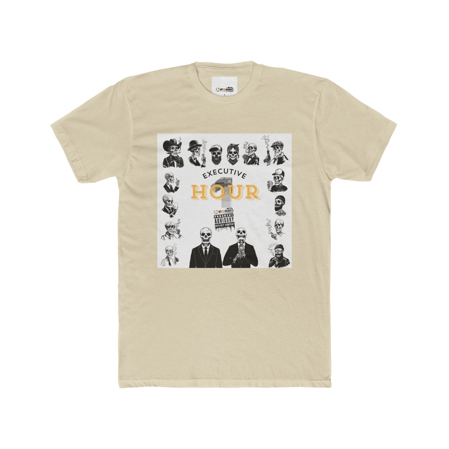 Cover Art Collection Unisex Cotton Crew Tee - 'Executive Hour 1' Graphic T-Shirt
