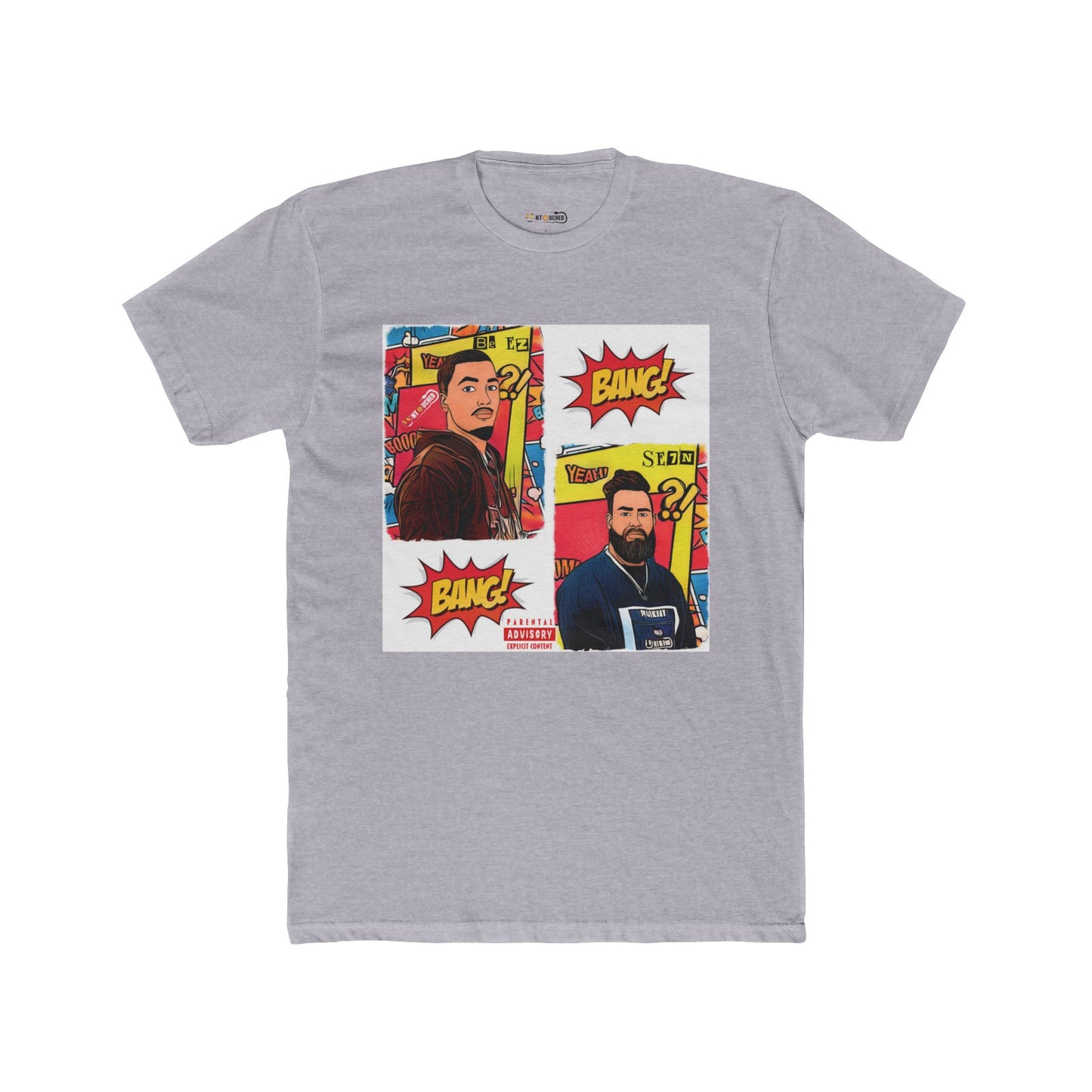 Cover Art Collection Unisex Cotton Crew Tee - 'BANG BANG' Graphic T-Shirt