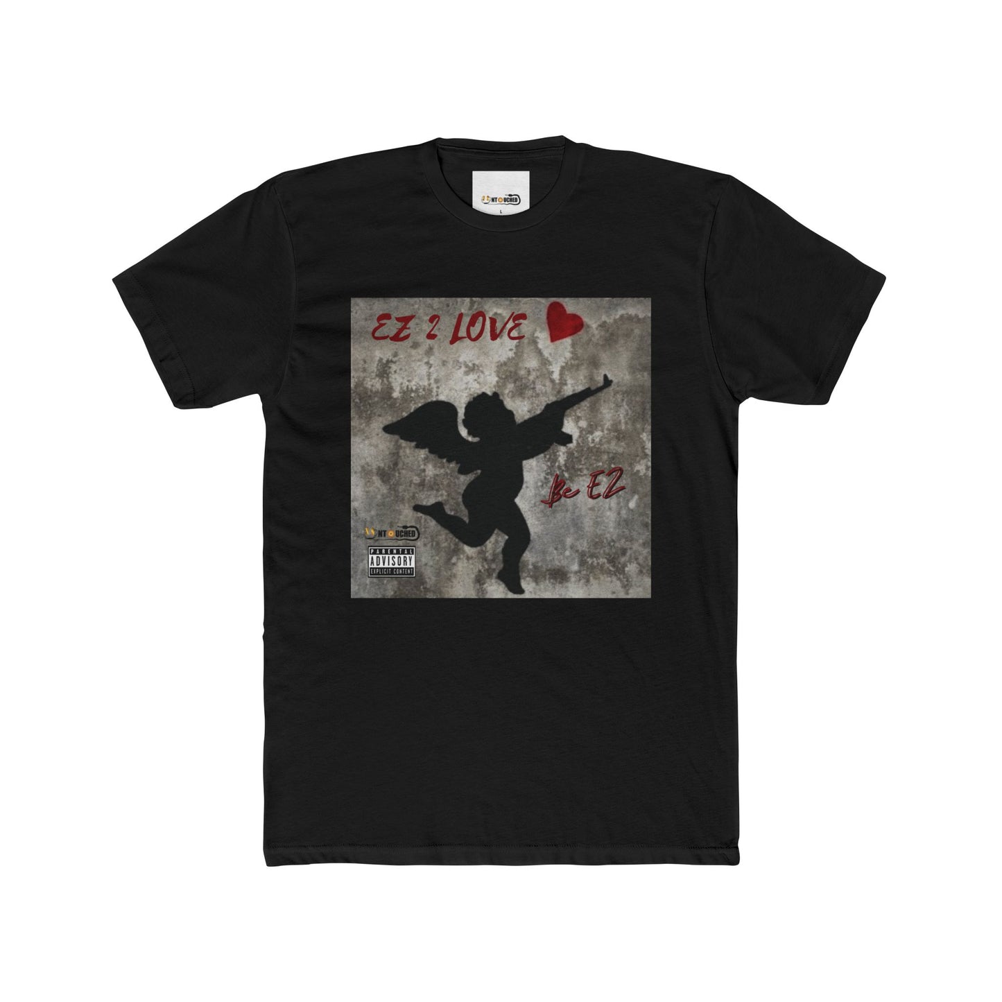 Cover Art Collection Unisex Cotton Crew Tee - ' EZ 2 Love' Graphic T-Shirt