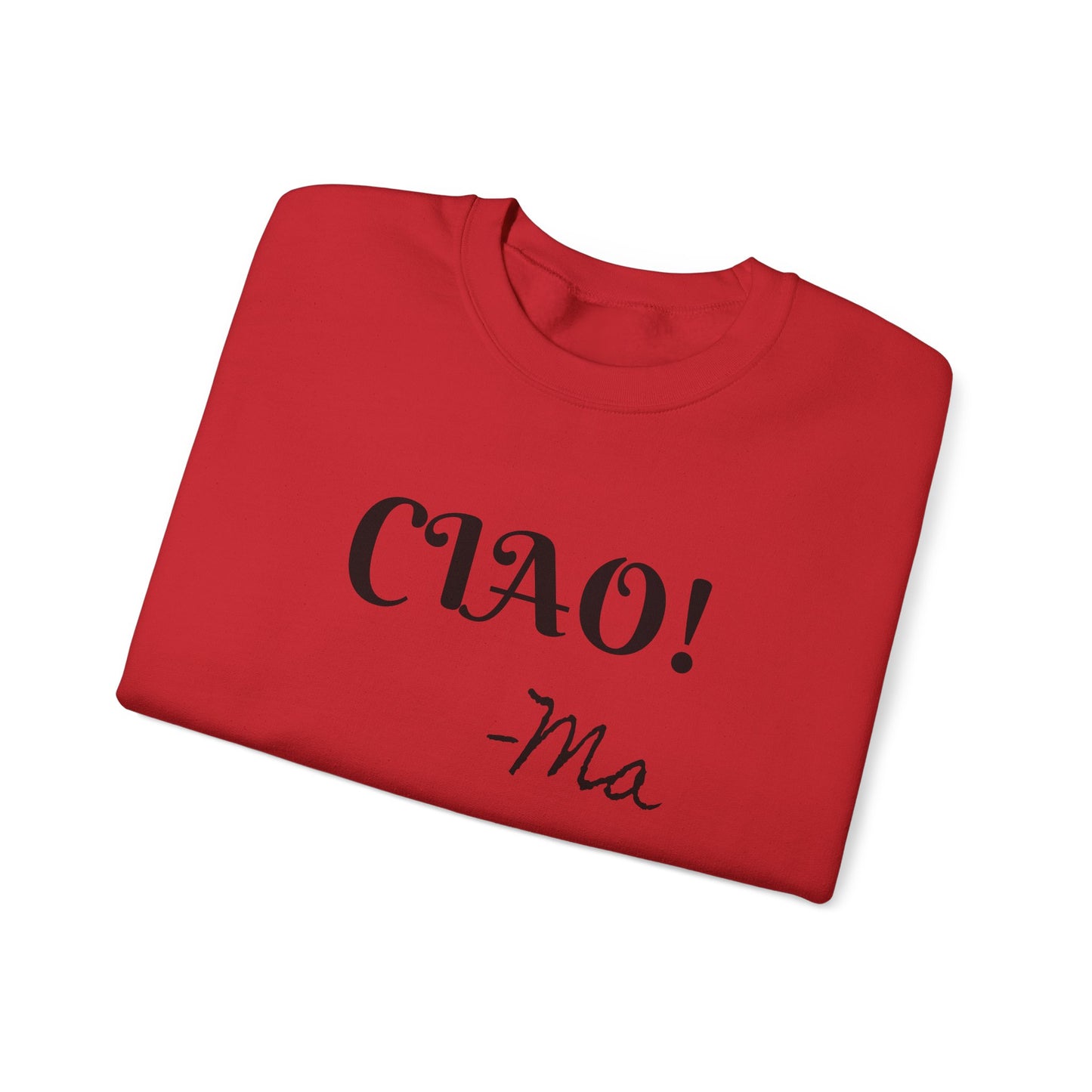 Ciao! Mom Unisex Heavy Blend Sweatshirt - Cozy Gift for Mother's Day & Casual Outings