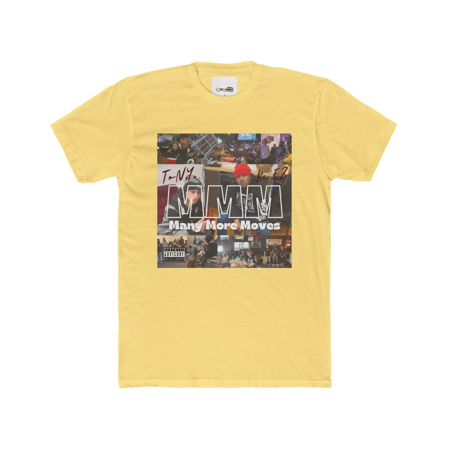 Cover Art Collection Unisex Cotton Crew Tee - 'MMM' Graphic T-Shirt